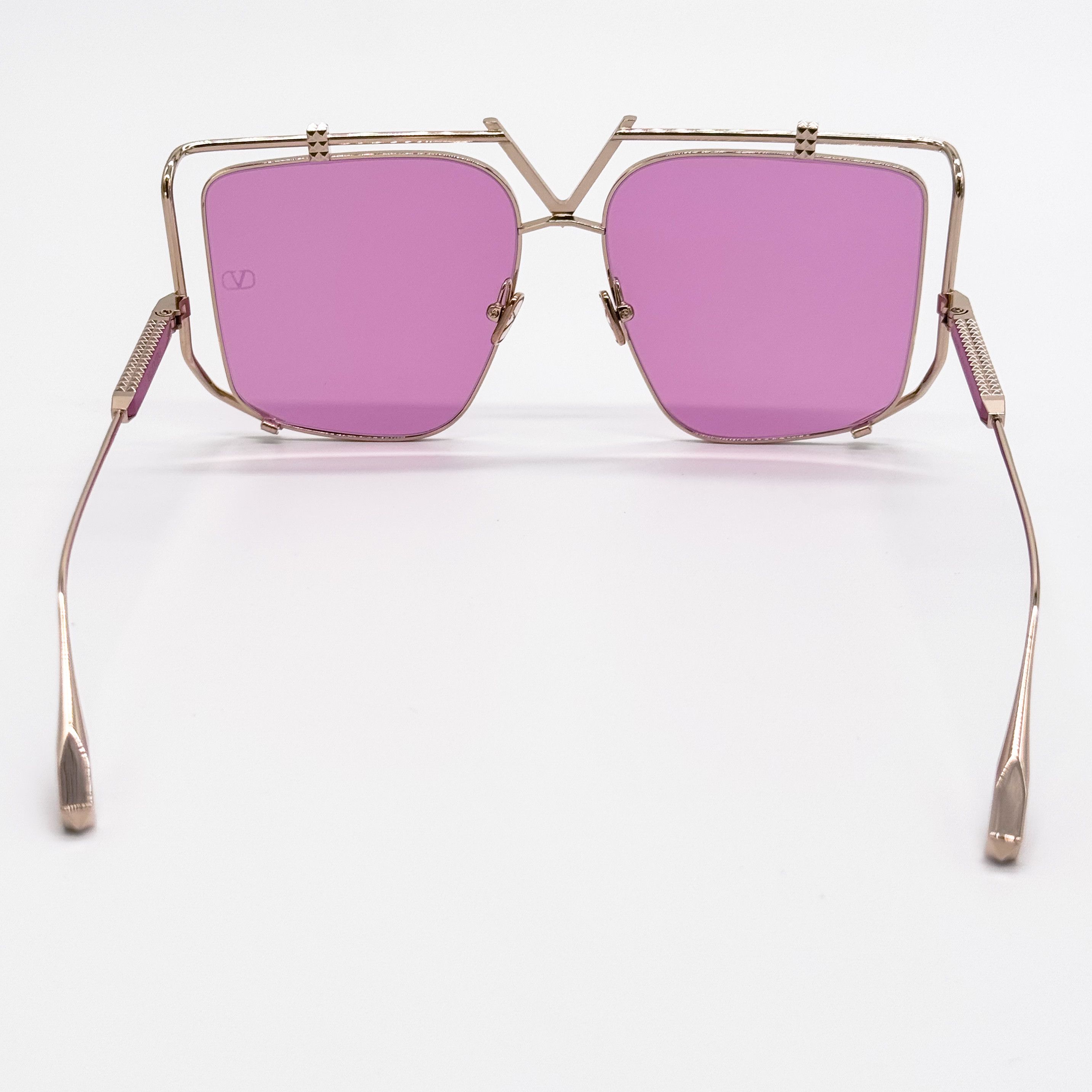 Valentino NEW VALENTINO V-LIGHT VLS-116C PINK TITANIUM SUNGLASSES Size ONE SIZE - 6 Thumbnail