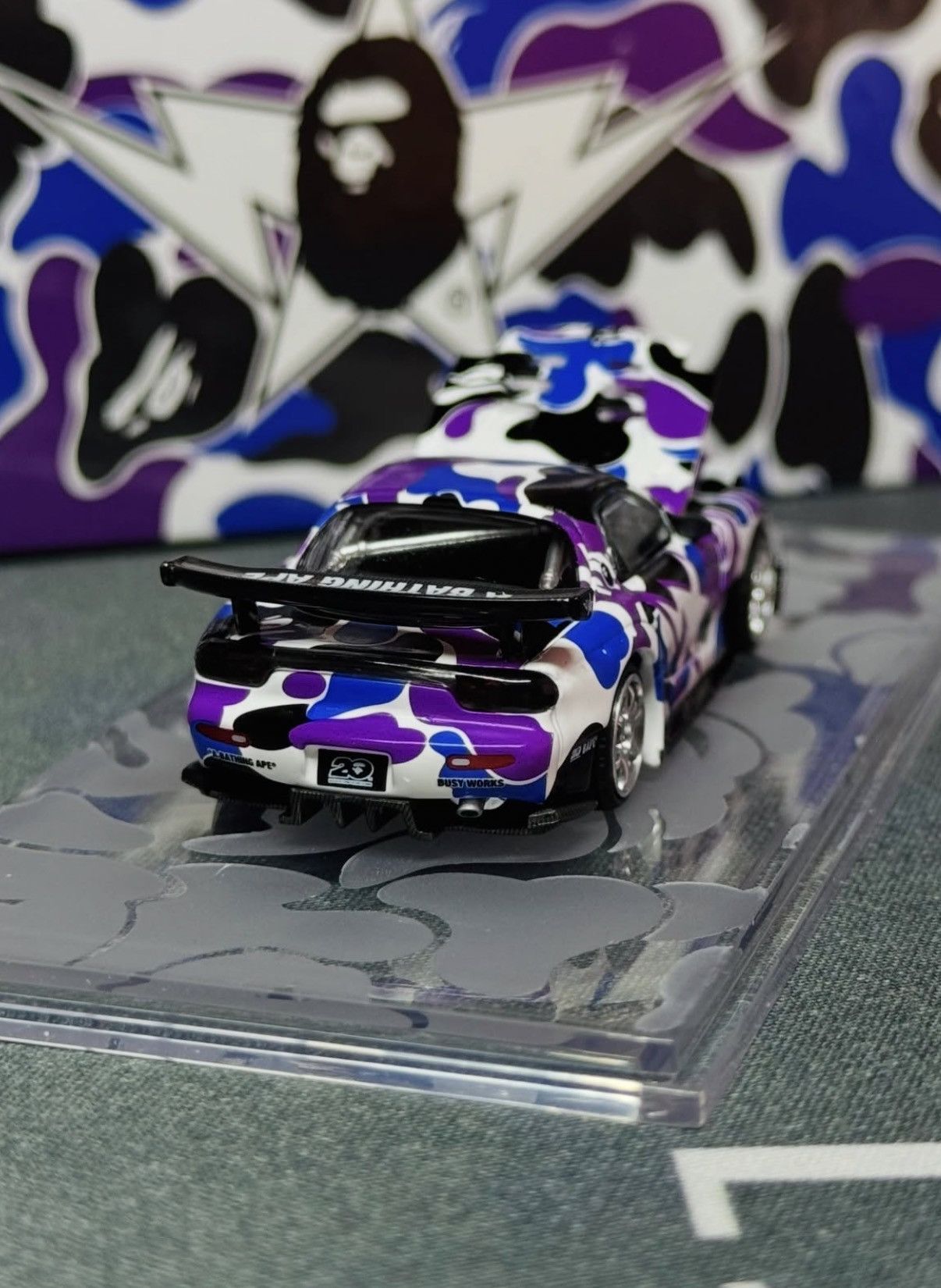 Bape BAPE STORE HONGKONG 20th ANNIVERSARY 1/64 MAZDA CAR Size ONE SIZE - 5 Thumbnail