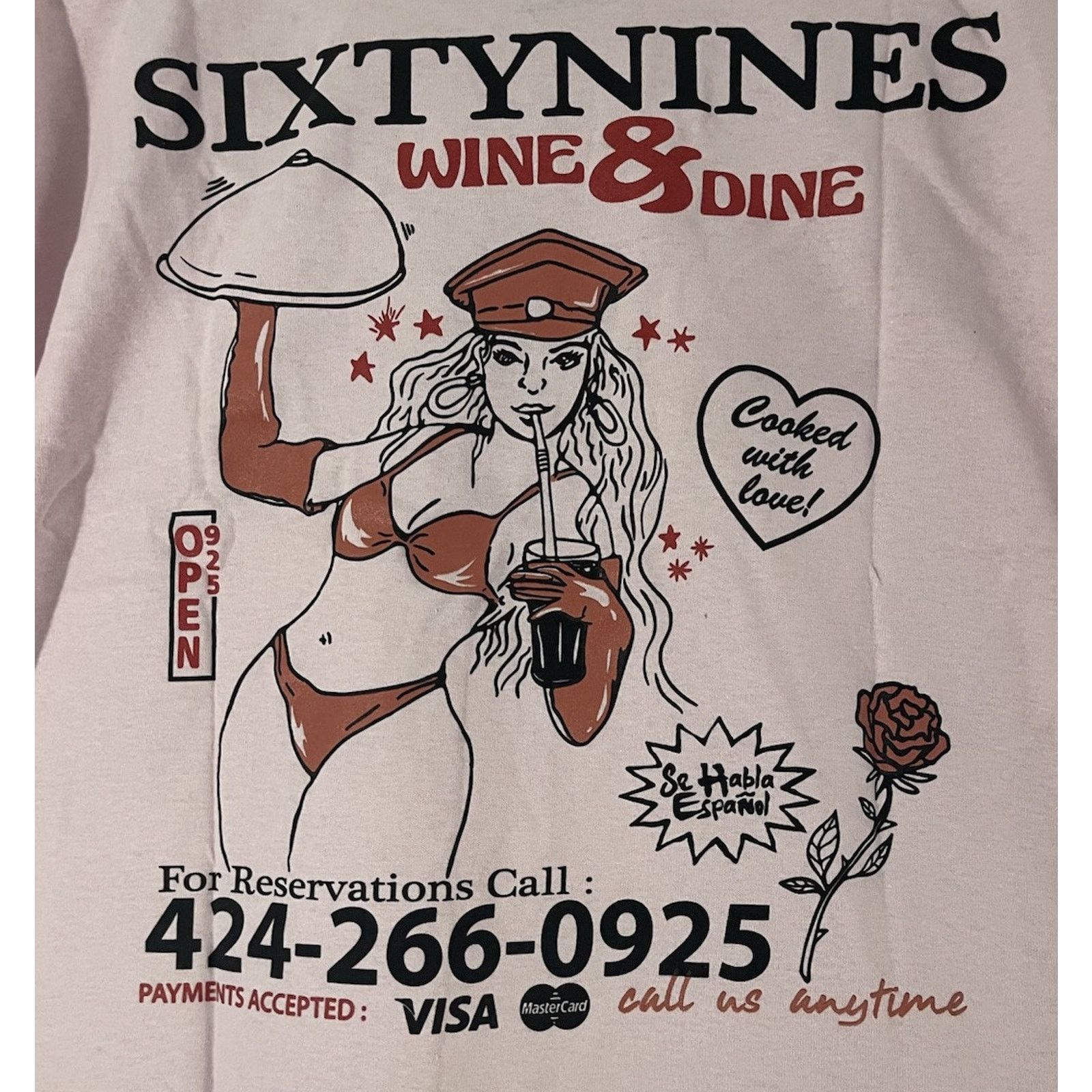 Other Sold Out Open 925, “Sixty Nines” Light Pink Wine & Dine Size US L / EU 52-54 / 3 - 2 Thumbnail