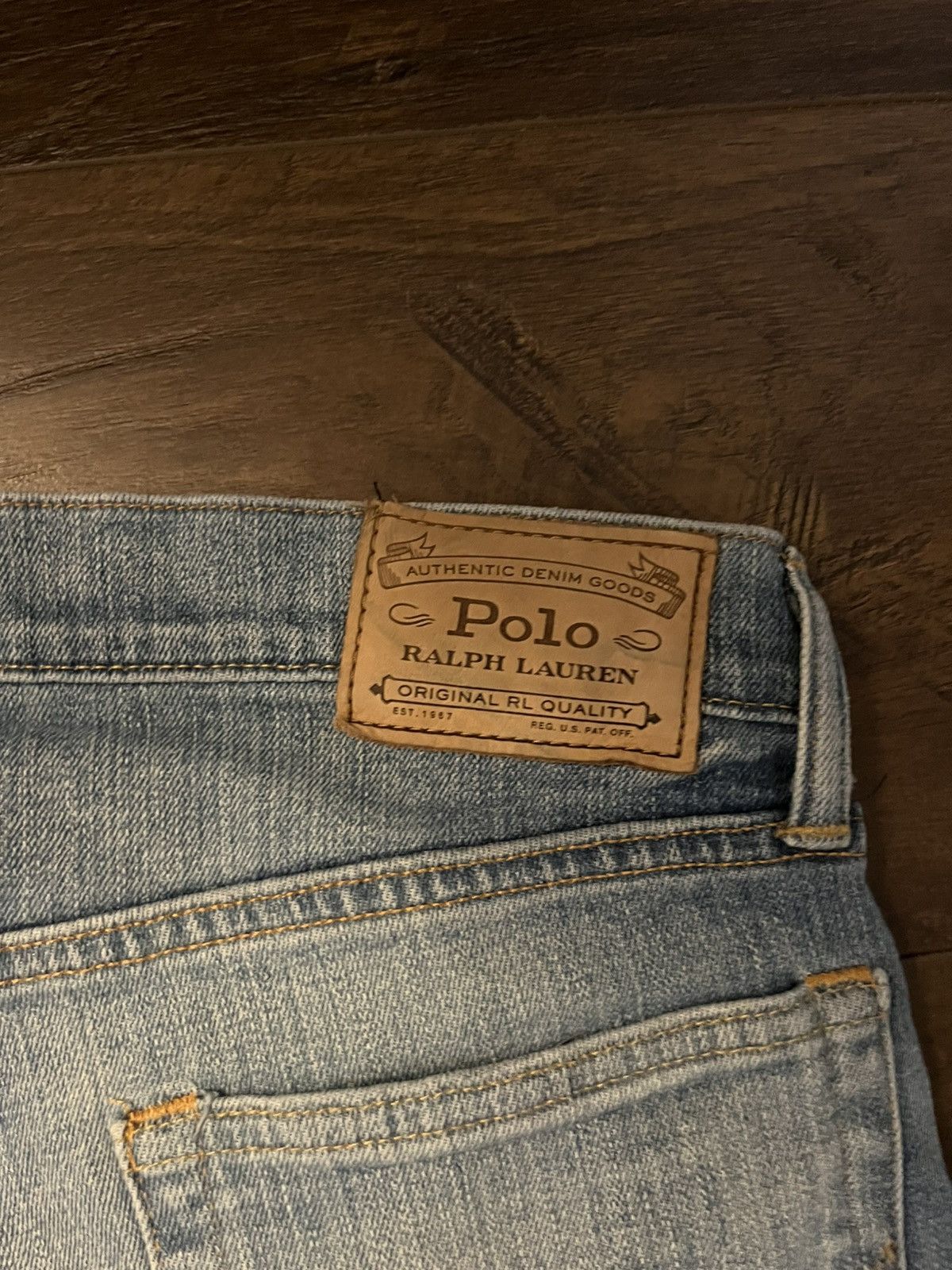 Polo Ralph Lauren Polo Ralph Lauren Men's Sullivan Slim-Fit Distressed Stretch Size US 33 - 6 Thumbnail
