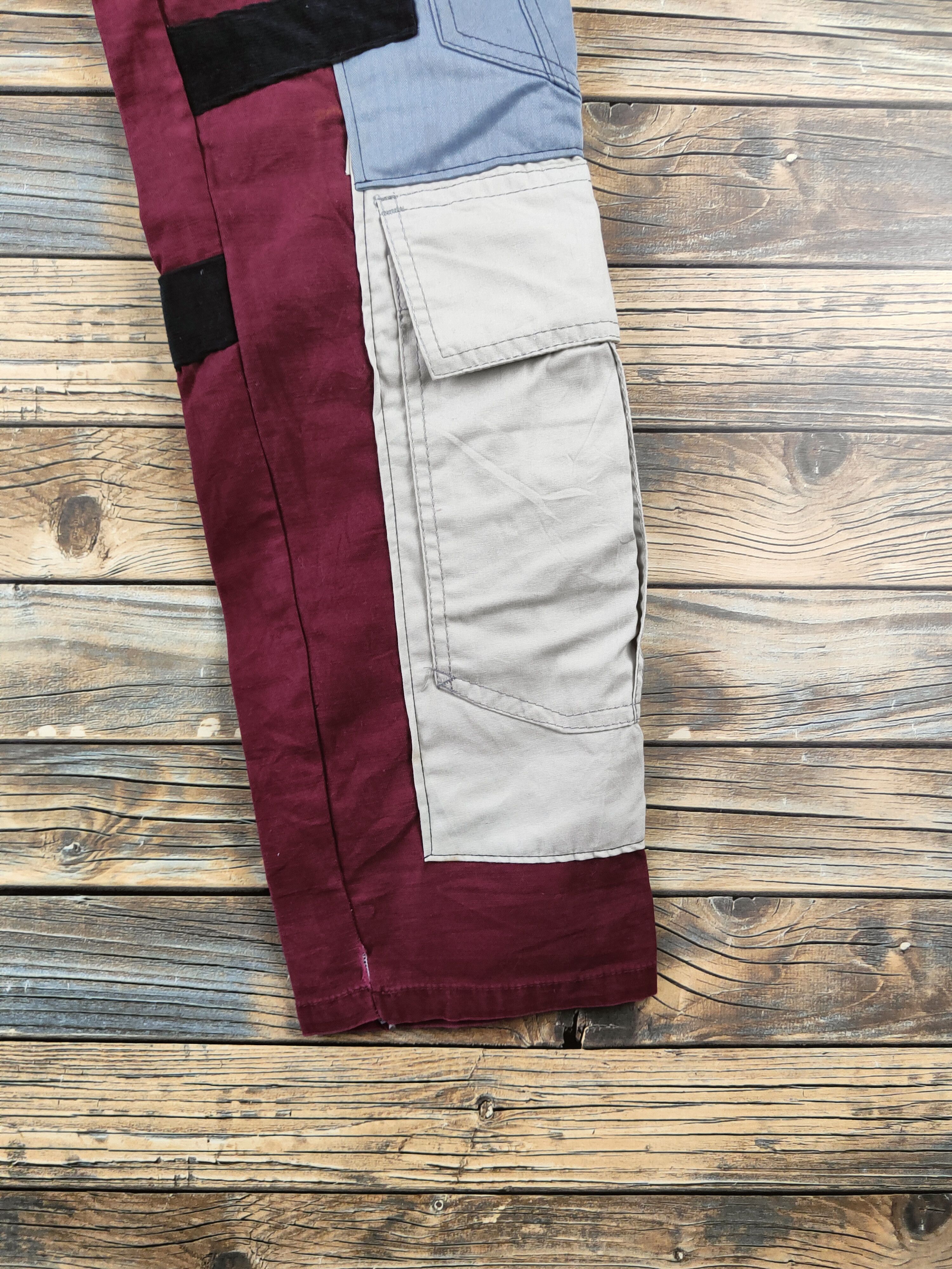 Japanese Brand DL Here's Street Purple Multipocket Cargo Pants #46-402 Size US 32 / EU 48 - 6 Thumbnail