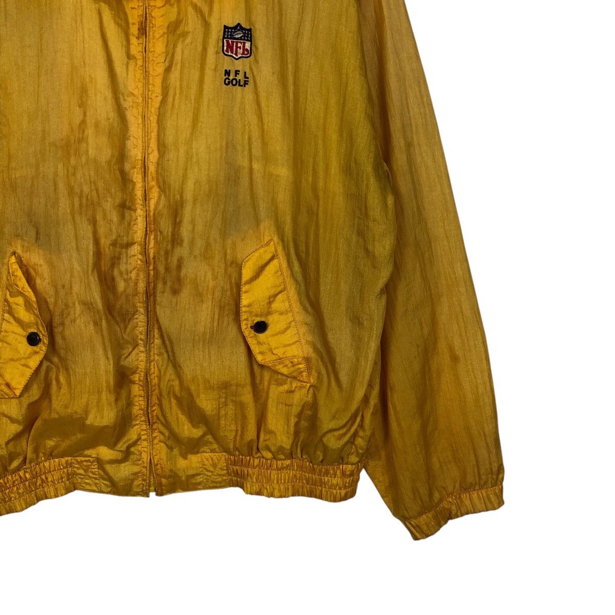 Japanese Brand × NFL × Vintage 📌Vintage Bomber Jacket Rich Yellow NFL Golf Size US L / EU 52-54 / 3 - 6 Thumbnail