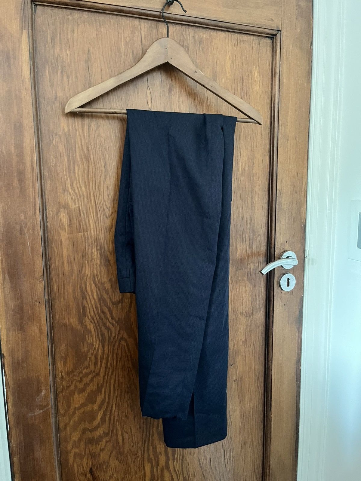 Kiton Kiton navy cashmere check suit size 38r / it 48 Size 38R - 8 Thumbnail