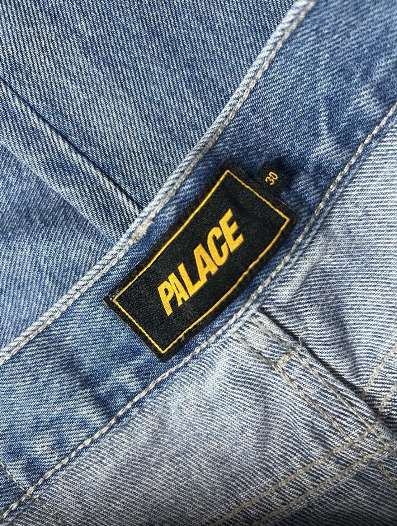 Palace Palace FW25 P90 Script Jean Distressed Size US 30 / EU 46 - 6 Thumbnail