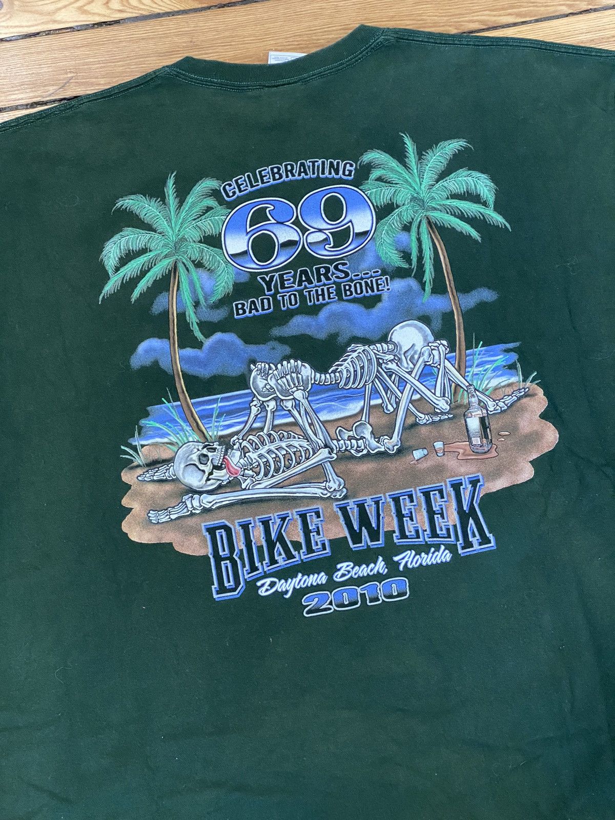 Fruit Of The Loom × Harley Davidson × Vintage 69 year anniversary Bike week Xxl Size US XXL / EU 58 / 5 - 9 Thumbnail