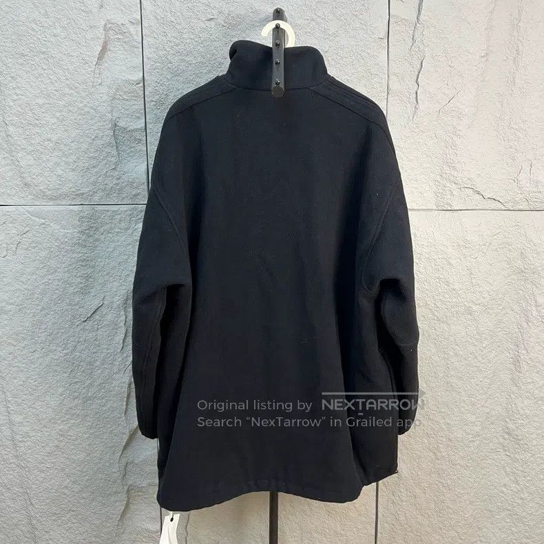 Balenciaga Balenciaga Front Logo Black Fleece Cotton Bomber Jacket Size US S / EU 44-46 / 1 - 2 Thumbnail