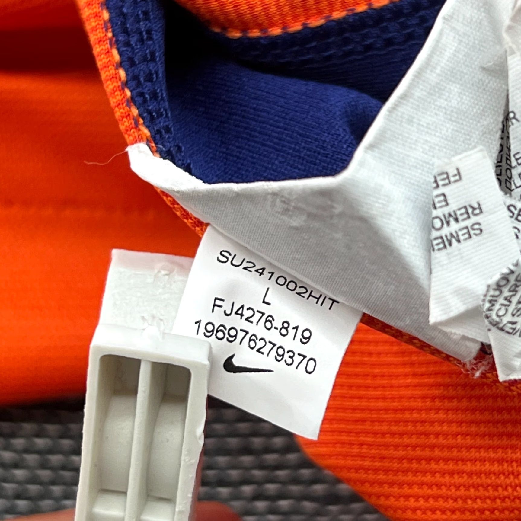 Nike Nike Netherlands 2024 2025 Home Football Jersey Mens L Orange T-Shirt Nike Size US L / EU 52-54 / 3 - 7 Thumbnail
