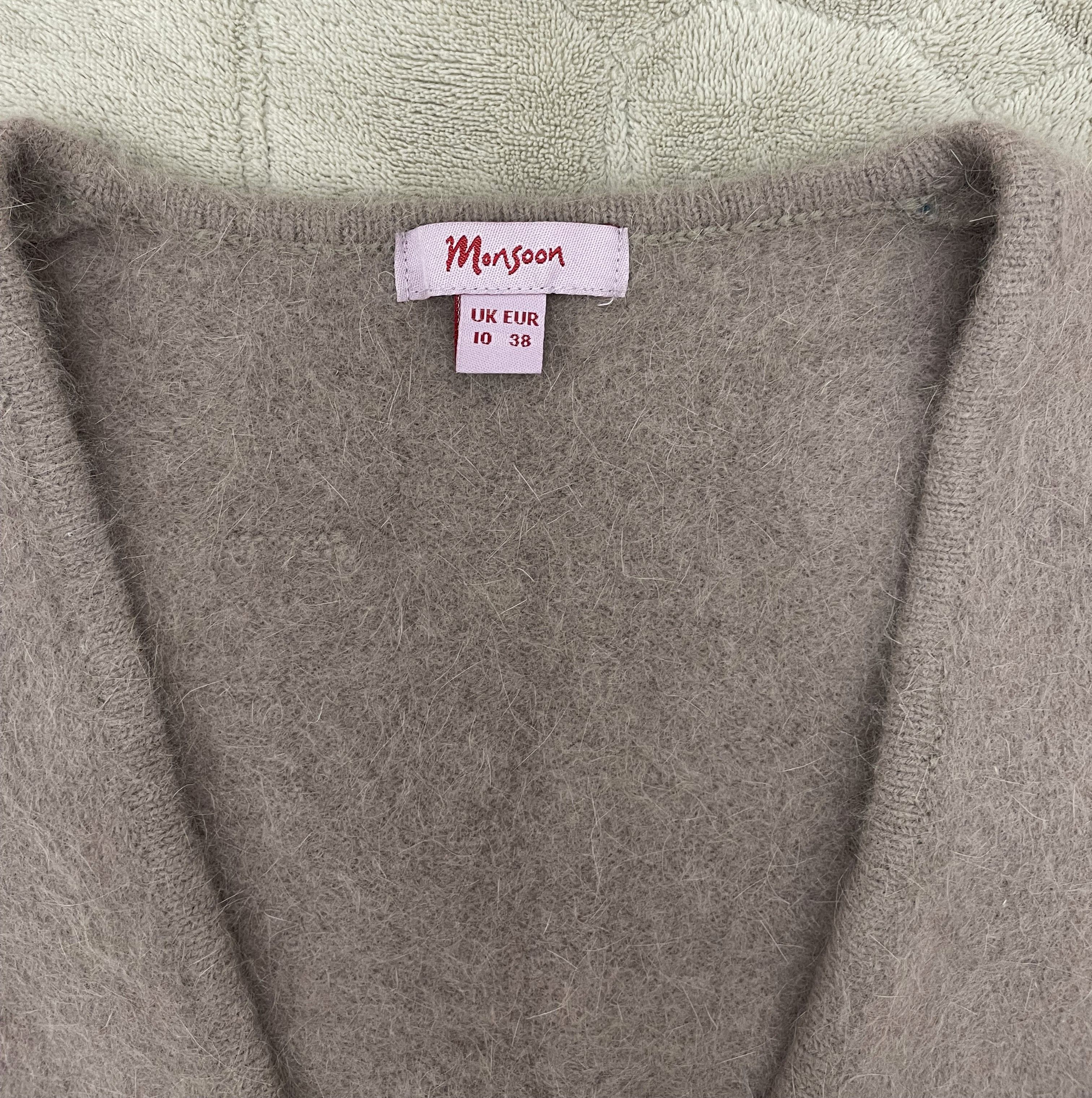 Vintage Monsoon Vintage Sweater 80% ANGORA Size M / US 6-8 / IT 42-44 - 2 Thumbnail