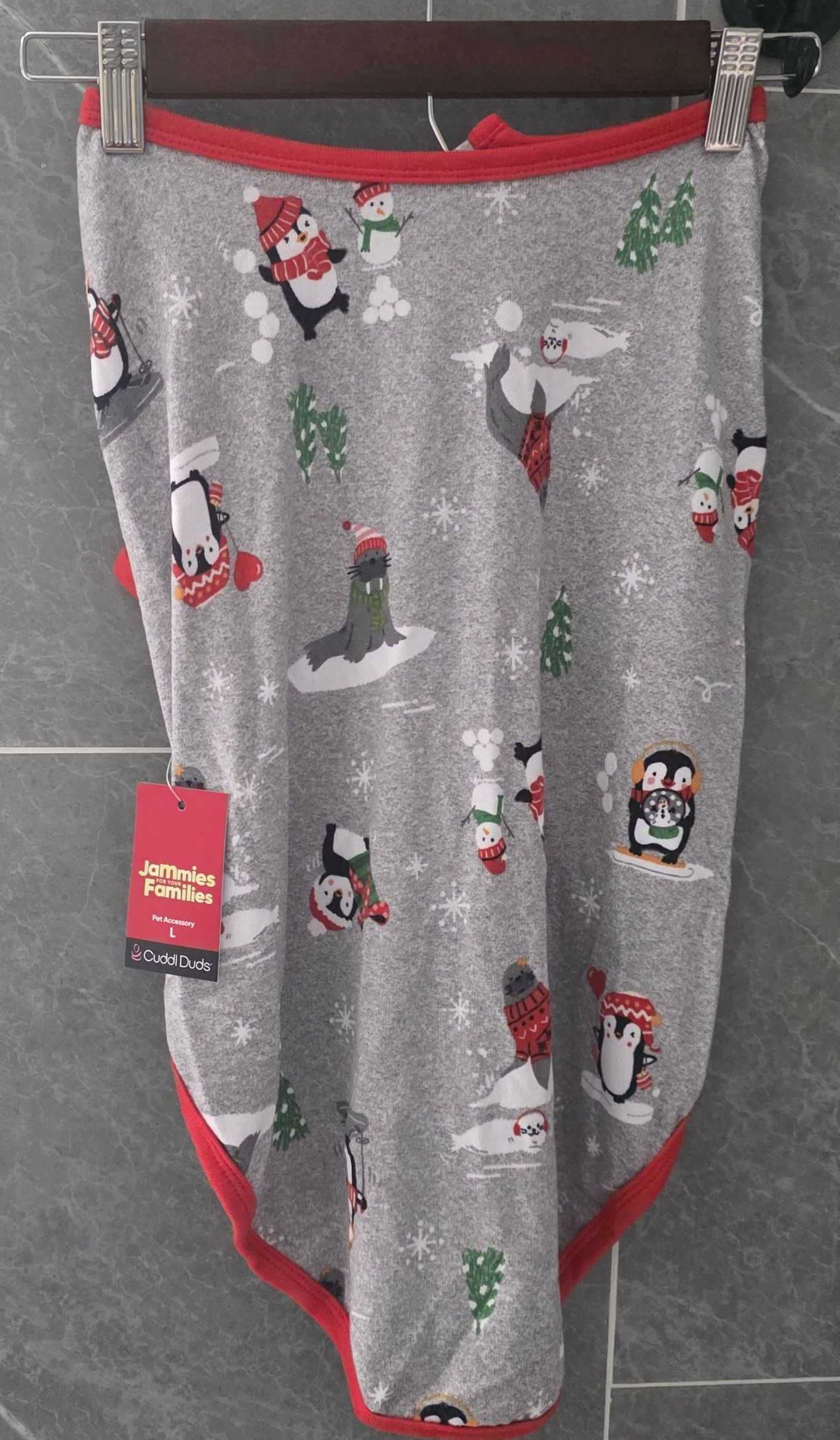 Other NIP Pet Jammies Penguin & Friends Bodysuit by Cuddl Duds L Size ONE SIZE - 3 Thumbnail