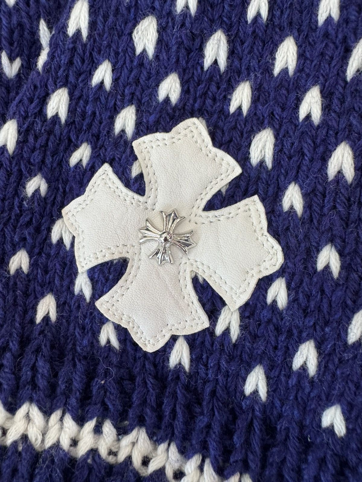 Chrome Hearts Chrome hearts cashmere patch sweater Size ONE SIZE - 6 Thumbnail