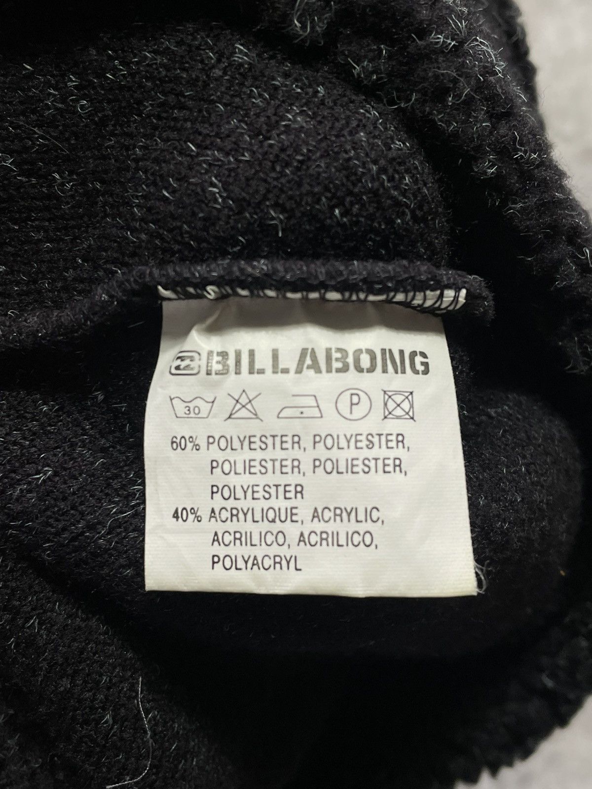 Billabong Vintage Y2k Billabong Sherpa Trapper Hat Fleece Skate Gorp Size ONE SIZE - 5 Thumbnail