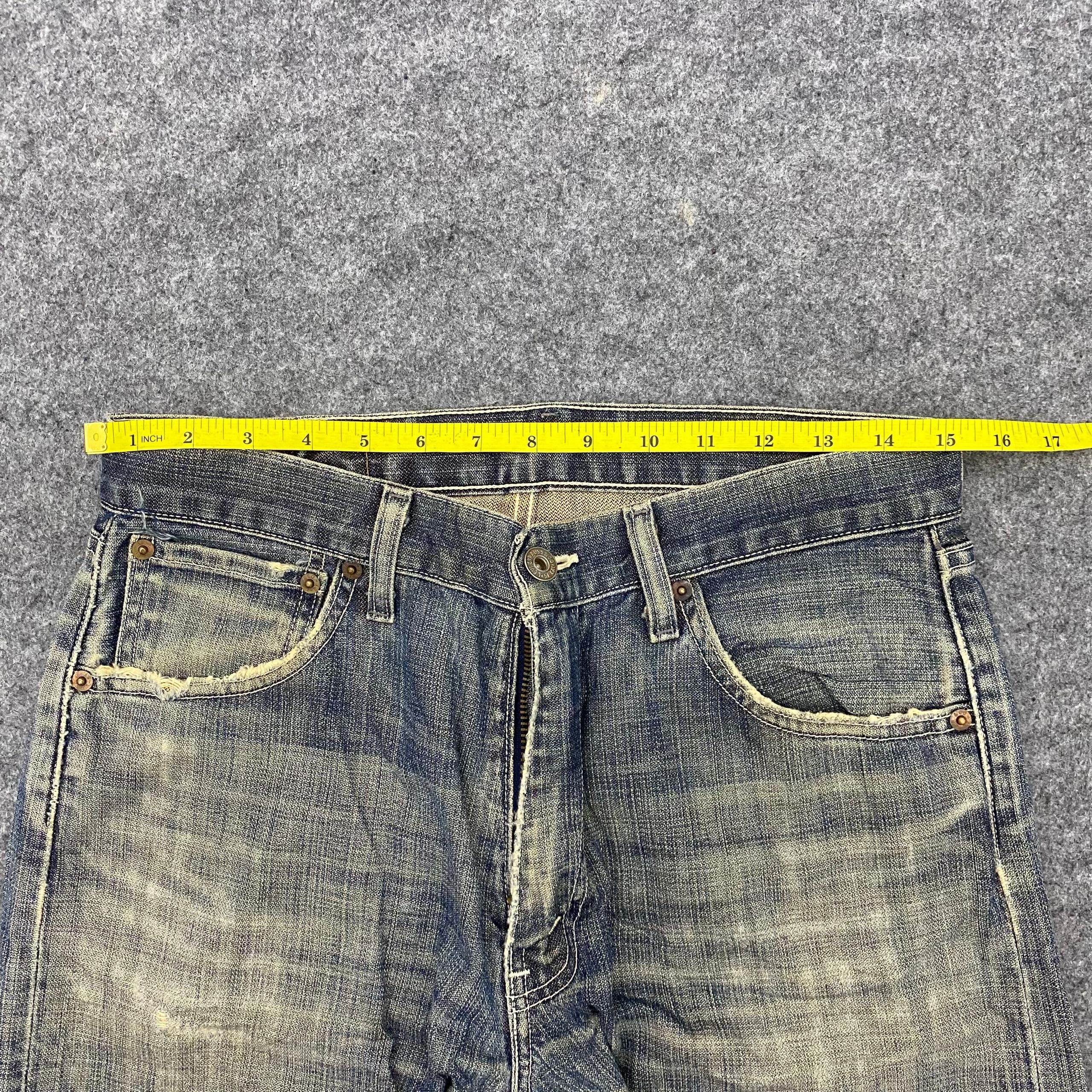 If Six Was Nine 💥Best Offer💥Vintage Levis Distressed denim Size US 31 - 4 Thumbnail