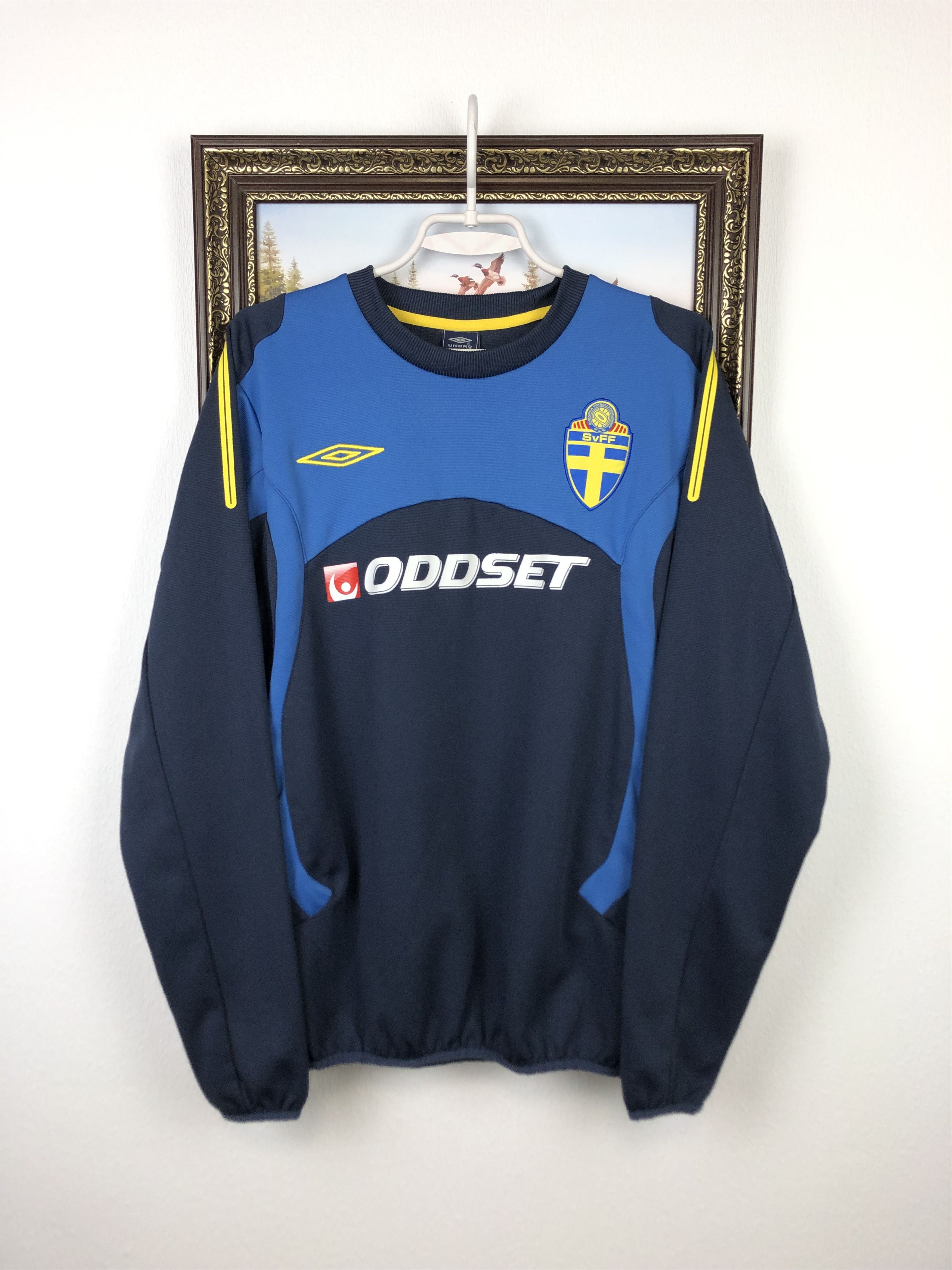 Umbro Vintage Umbro Sweden Football Sweatshirt Soccer Track Top Size US M / EU 48-50 / 2 - 1 Thumbnail