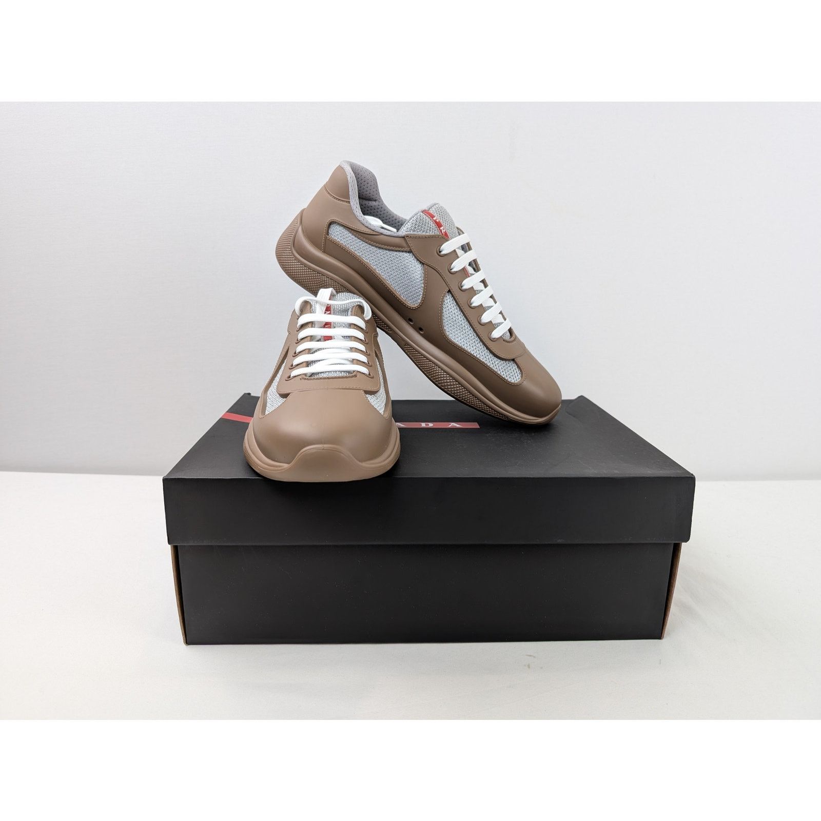 Prada o1rshd1 Sneakers in Moka/Brown Size US 12 / EU 45 - 19 Thumbnail