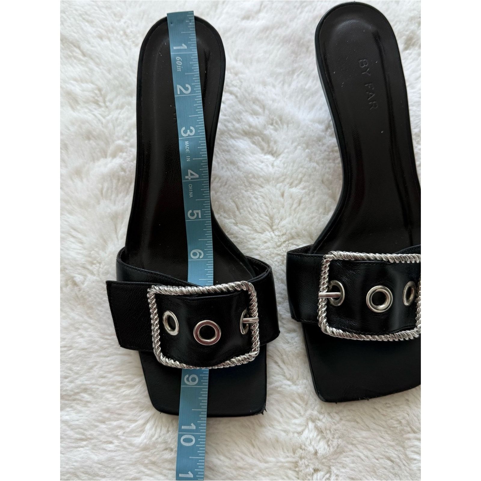 By Far By Far women black leather sandals size 37 EU Size US 7 / IT 37 - 4 Thumbnail