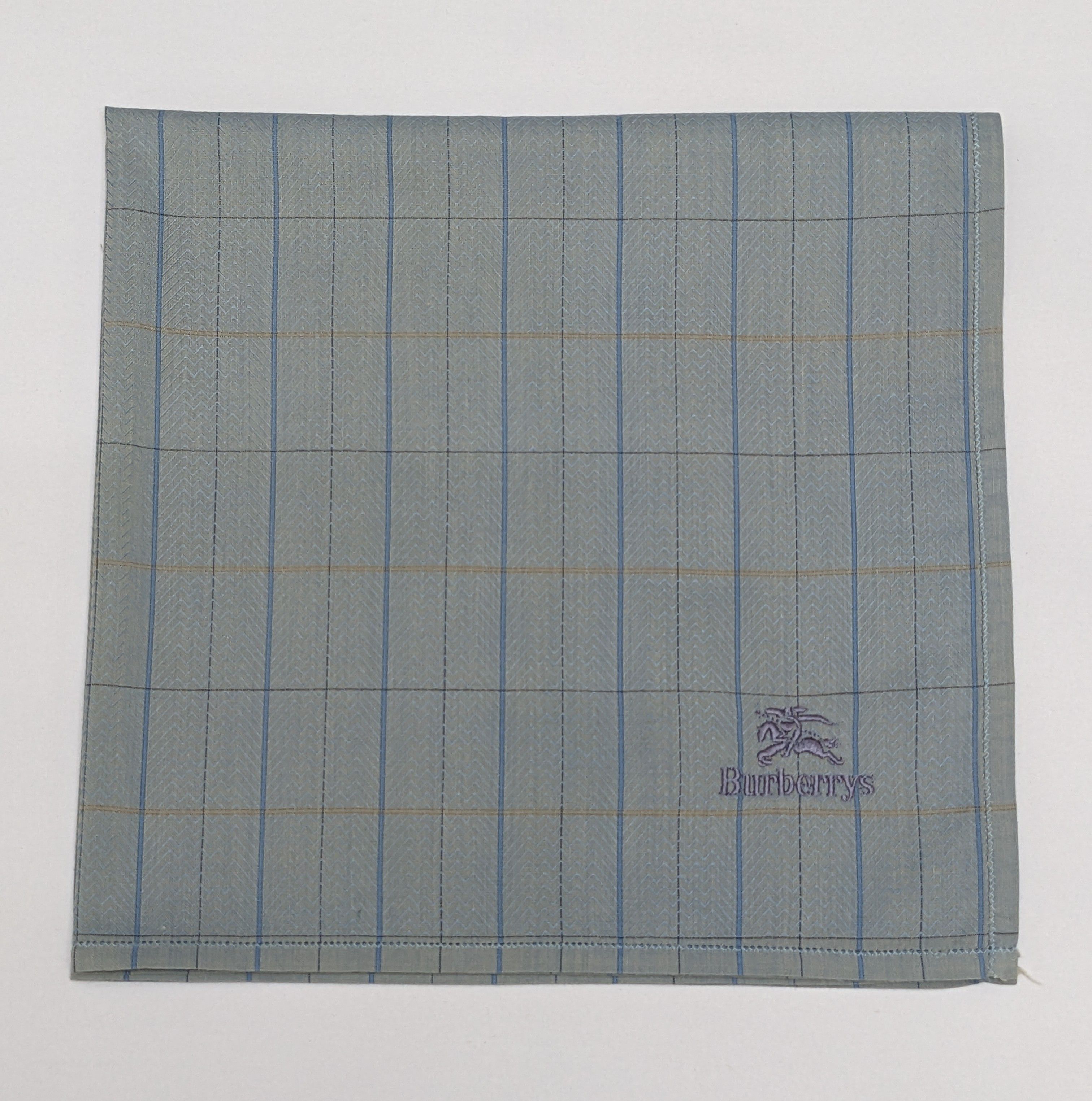 Burberry Vintage Burberrys Handkerchief Check Embroidered Logo Size ONE SIZE - 1 Thumbnail