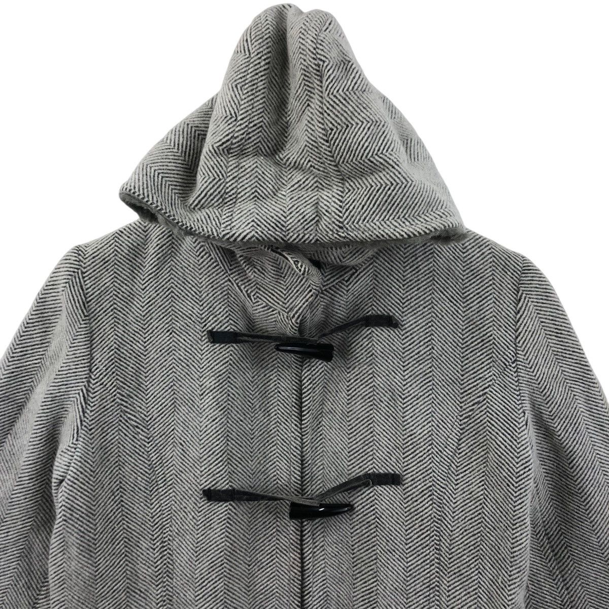 Japanese Brand × Yohji Yamamoto Yohji Yamamoto Ined Angora Wool Duffle Coat Size S / US 4 / IT 40 - 2 Thumbnail
