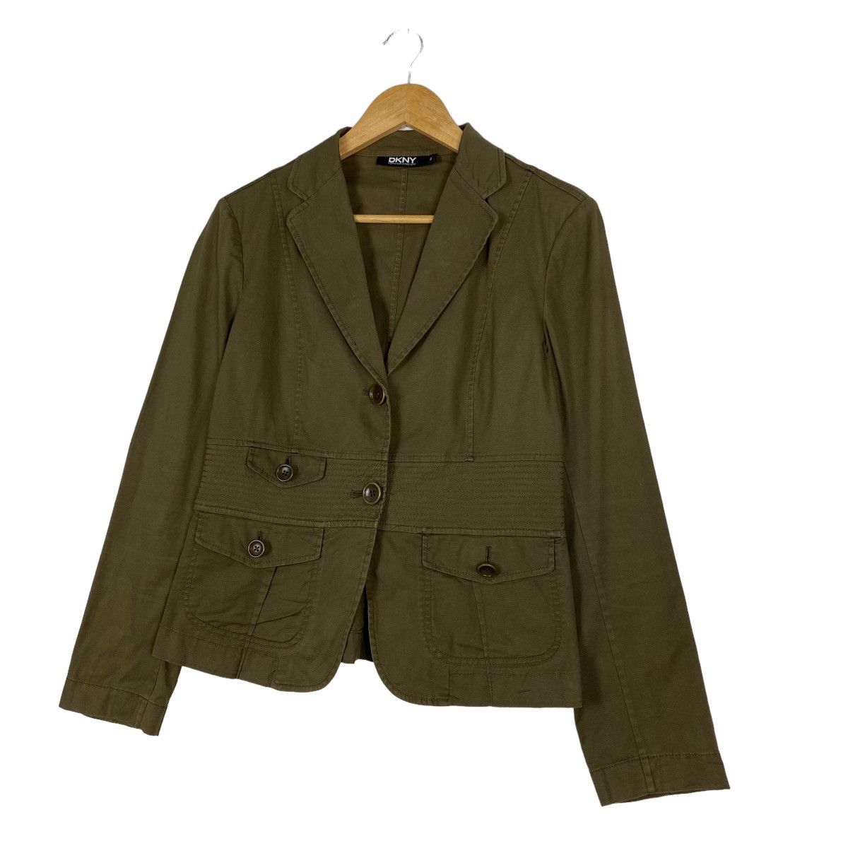 DKNY DKNY BUTTON COAT JACKET FOR WOMEN Size US S / EU 44-46 / 1 - 1 Thumbnail