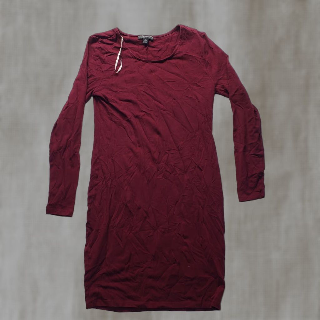 Forever 21 FOREVER 21 Purple Long Sleeve Casual Dress Women S Small Midi Purple Forever 21 Dress Casual Womens S Small 90s? Size S / US 4 / IT 40 - 1 Thumbnail