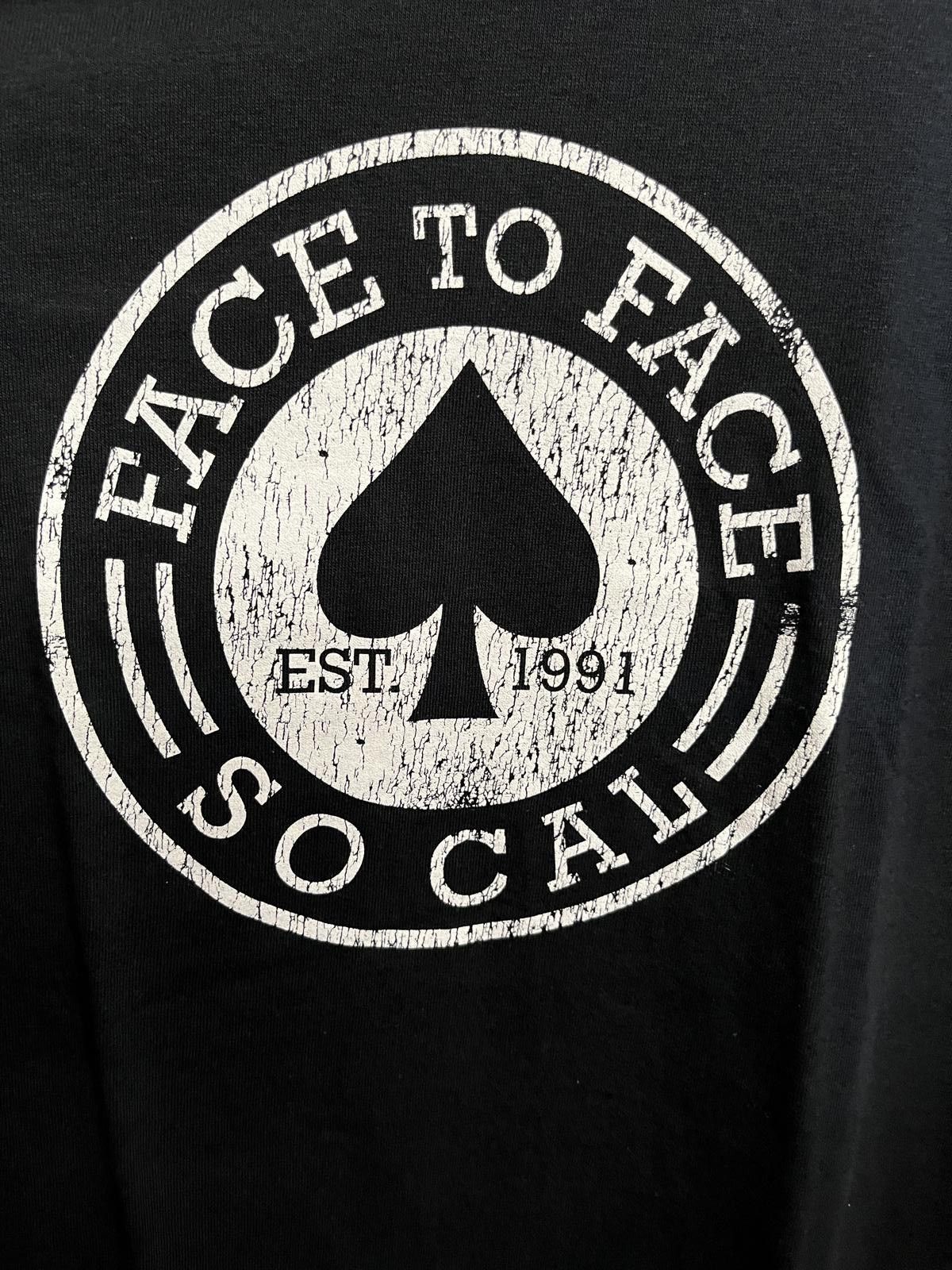 Designer Face to Face Band Tee - So Cal Punk Rock - F2F Spade - S Size US S / EU 44-46 / 1 - 3 Thumbnail