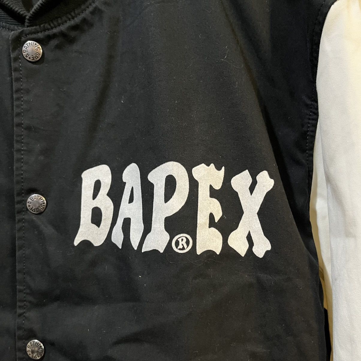 Bape Bapex varsity bomber jacket Size US XL / EU 56 / 4 - 5 Thumbnail
