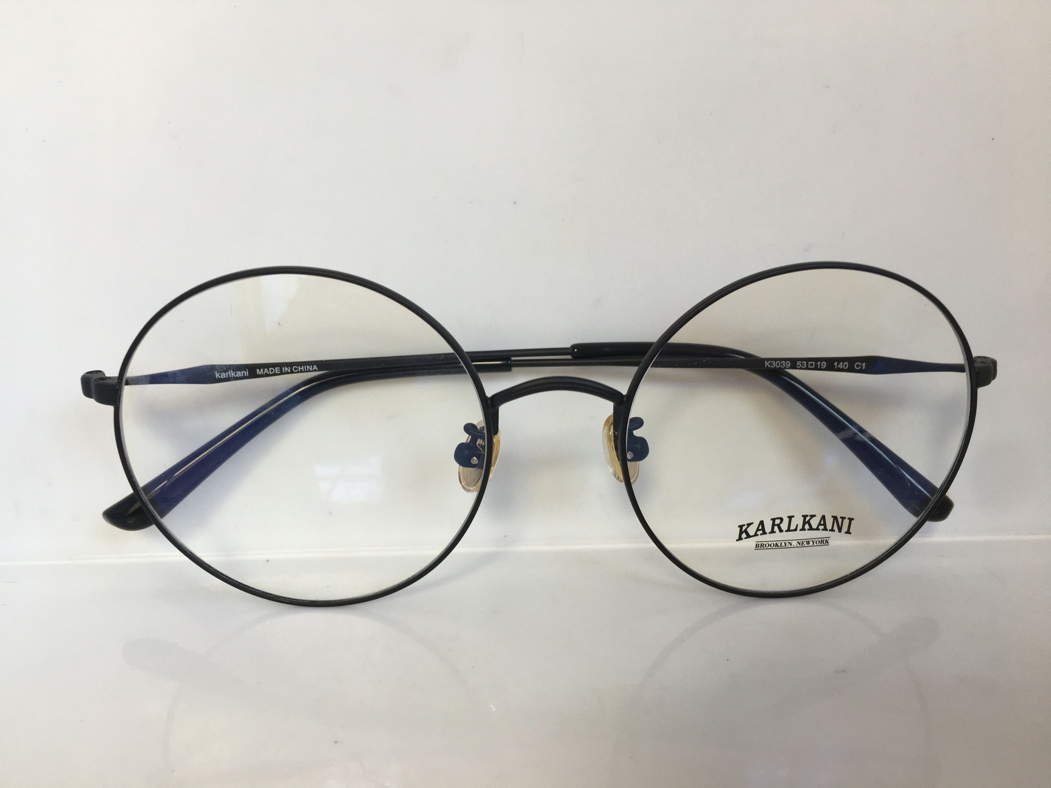 Other KARLKANI Black Round Eyeglasses Frame GATSBY ARISTOCRAT Size ONE SIZE - 6 Thumbnail