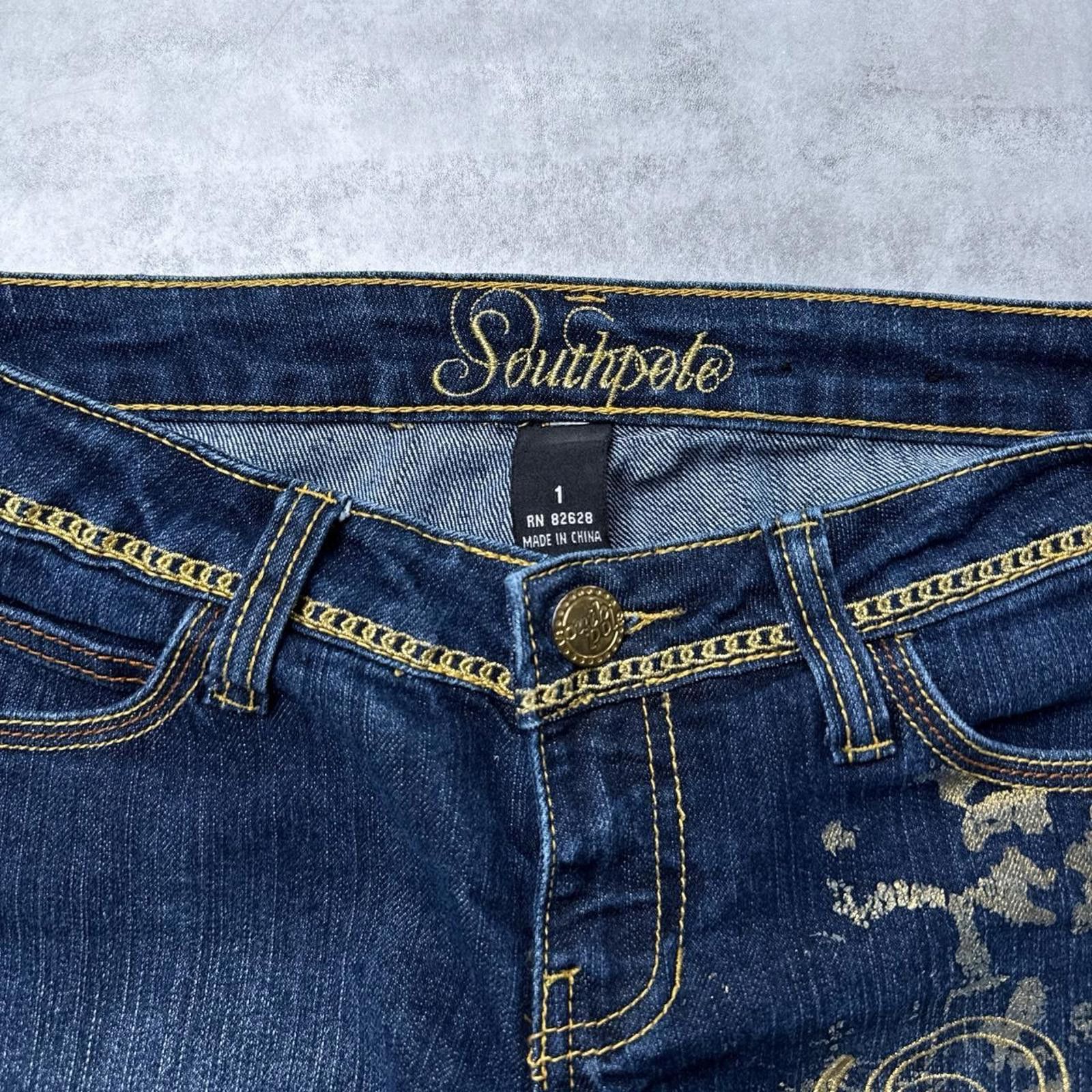 Southpole Y2K Southpole 00s Denim Capri Shorts Size 26" / US 2 / IT 38 - 5 Thumbnail