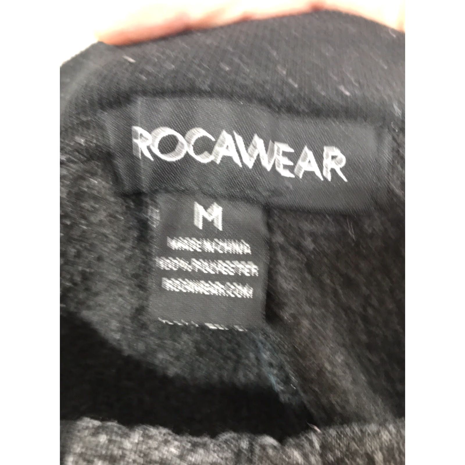 Rocawear Rocawear Men's Joggers Charcoal/Black Size M 32X30 Drawstring Activewear Size US 31 - 4 Thumbnail