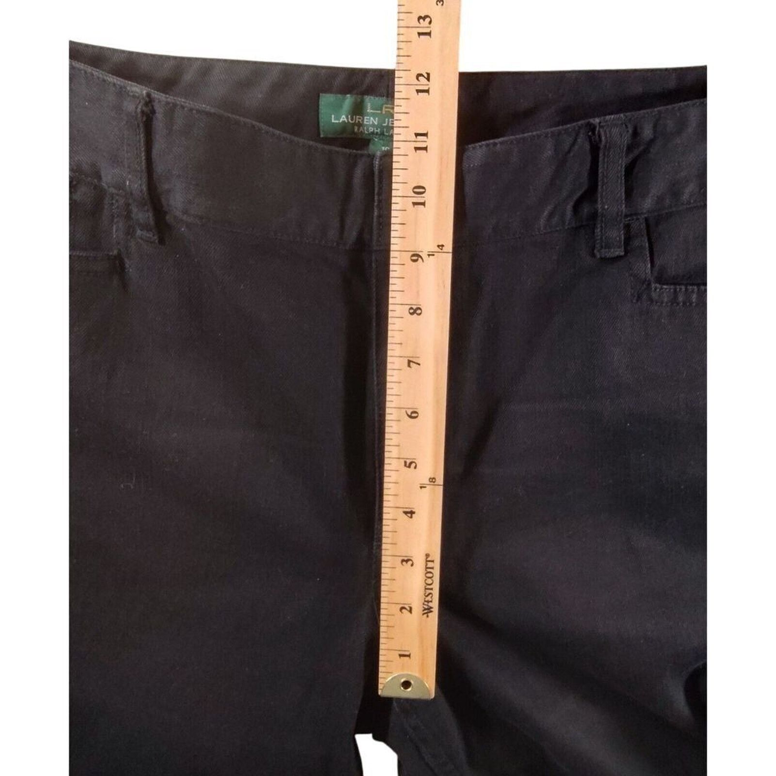 Lauren Ralph Lauren LRL Ralph Lauren Black Jeans Denim Stretch Women's 16 Size 38" / US 16 / IT 52 - 5 Thumbnail