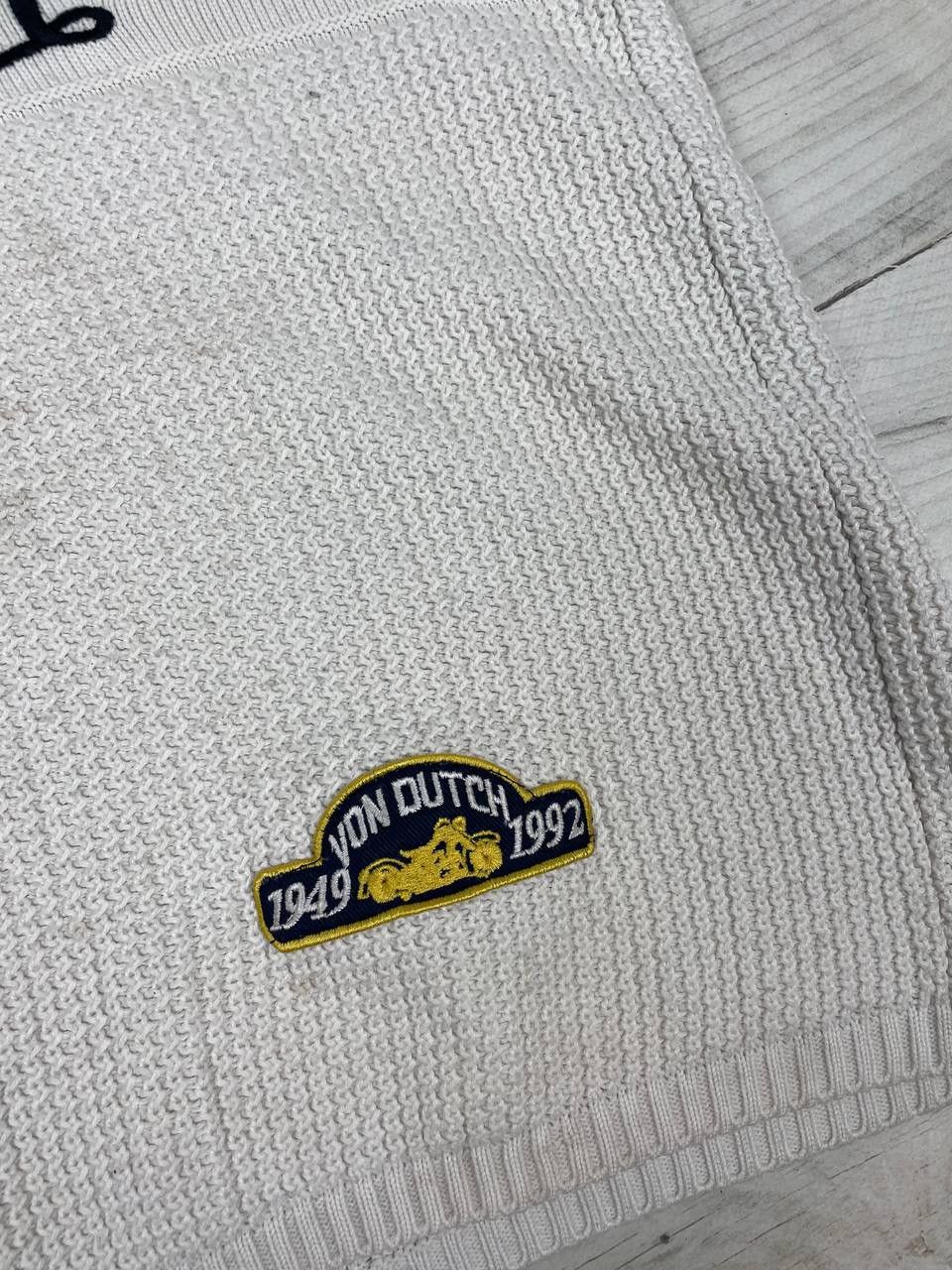 Von Dutch Vintage Von Dutch Big Logo Knit Sweater 90s Size US L / EU 52-54 / 3 - 11 Thumbnail