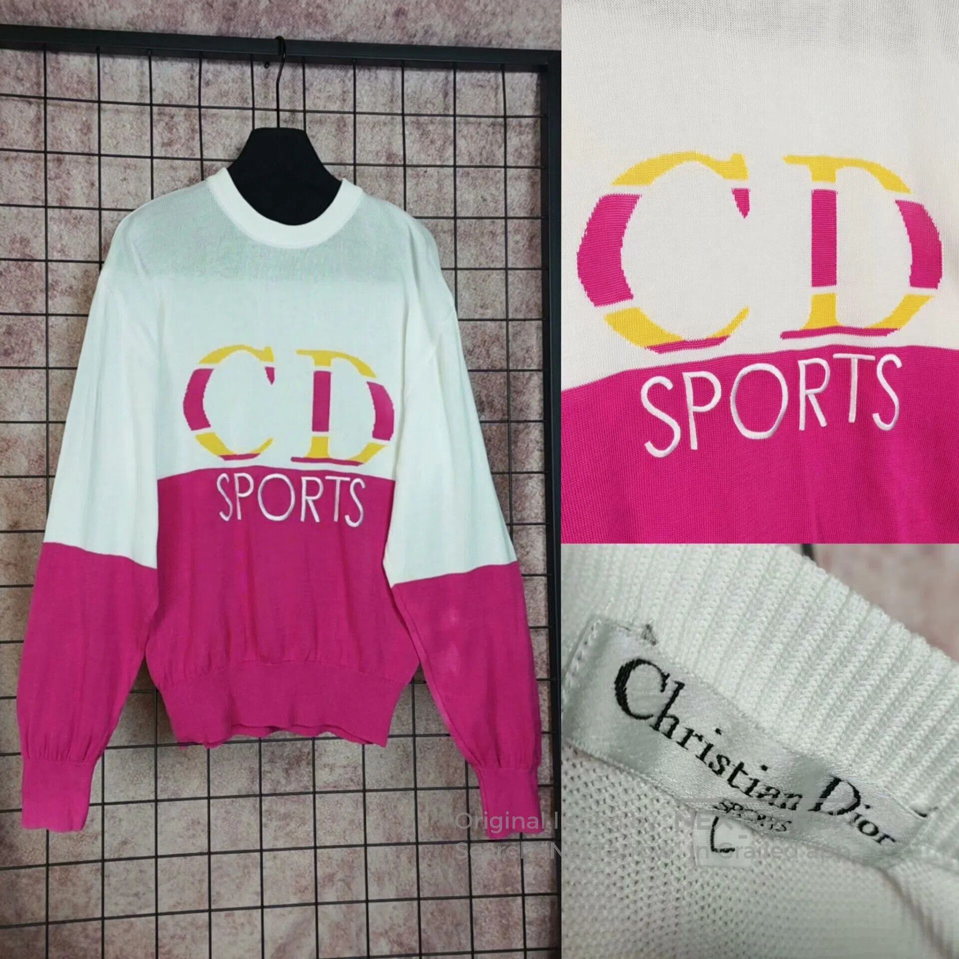 Dior Dior Embroidered Logo Knit Sweater. Size US S / EU 44-46 / 1 - 2 Thumbnail