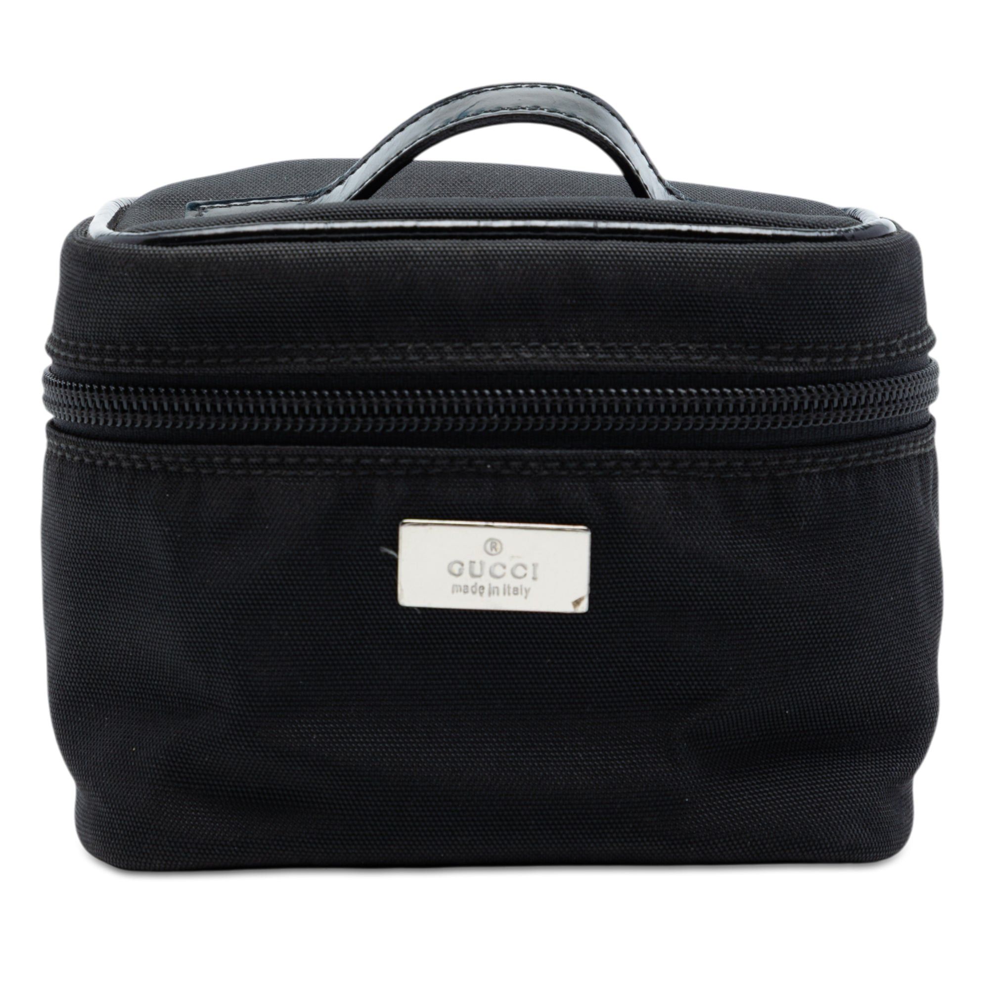 Gucci Canvas Vanity Bag in Black, Women's