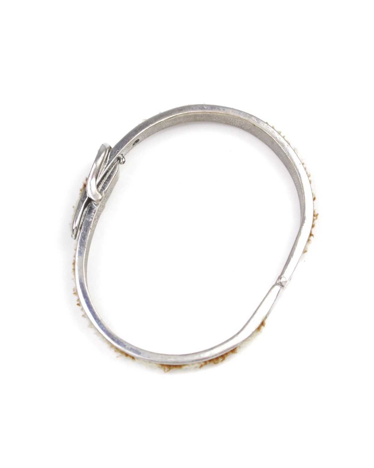 Hysteric Glamour 1990S JAPANESE MADE FUR-INLAID METAL BUCKLE BRACELET Size ONE SIZE - 5 Thumbnail
