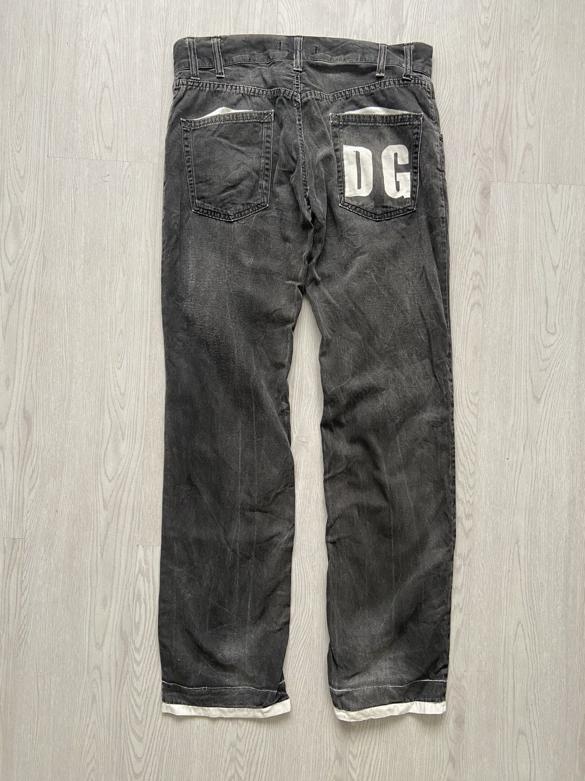 Dolce & Gabbana Vintage Dolce & Gabbana Artisan Denim Flare Pants Size US 34 / EU 50 - 1 Thumbnail