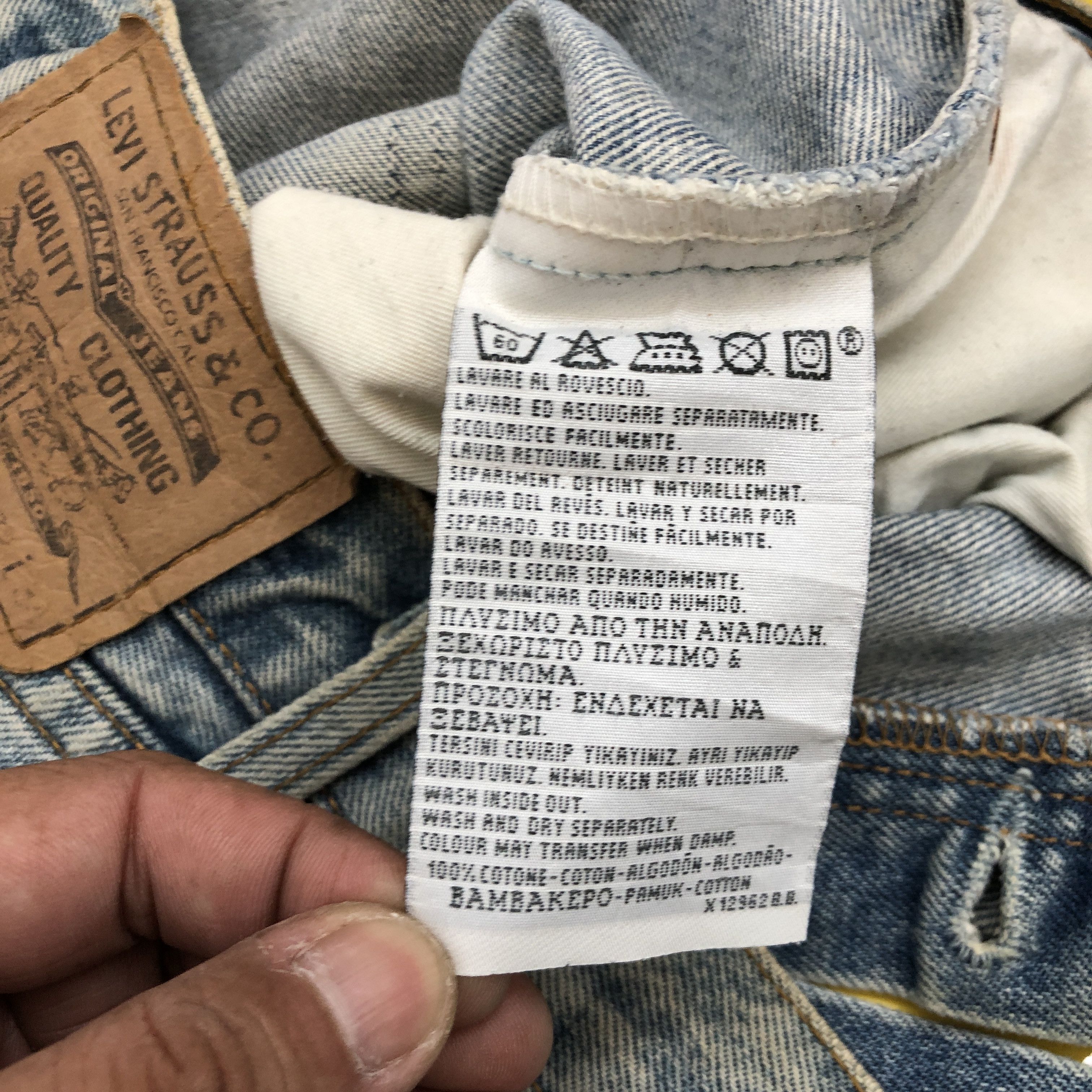 Levi's × Vintage Vintage Levis 614 Faded Jeans Orange Tab Light Wash Denim Size US 30 / EU 46 - 9 Thumbnail
