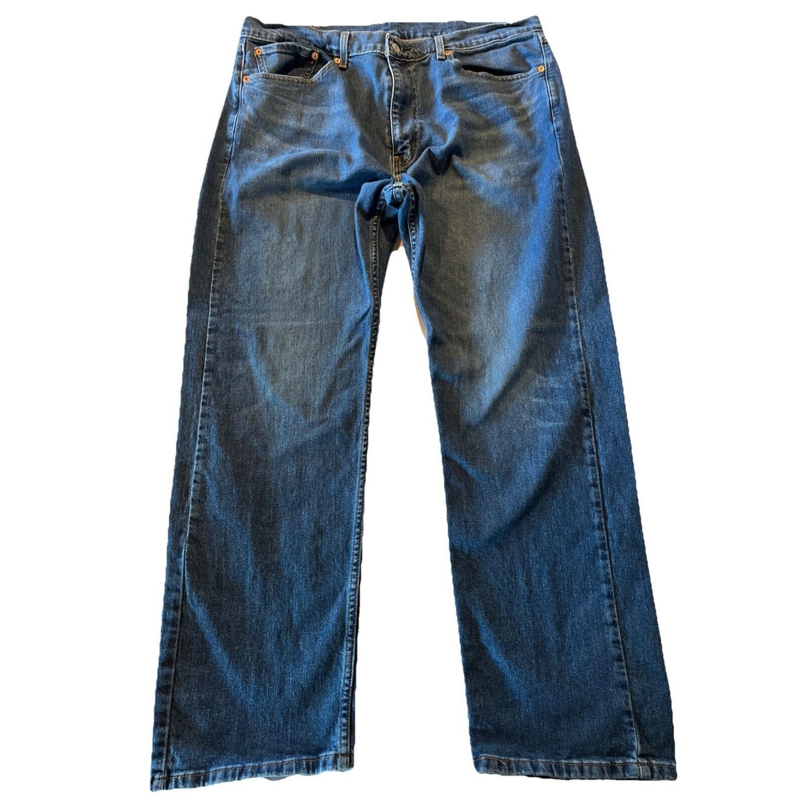 Levi's Levi’s 505 Jeans Men’s 38x31 Straight Leg Denim Cotton Blue Size US 38 / EU 54 - 1 Thumbnail