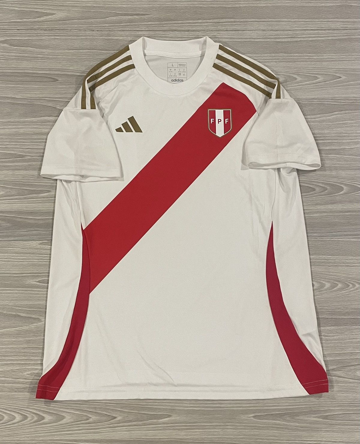 Adidas Adidas 2024/25 Peru National Team Soccer Jersey Men’s Large Size US L / EU 52-54 / 3 - 1 Thumbnail
