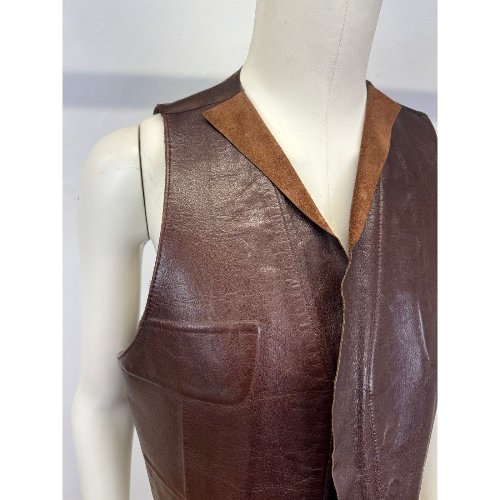 Maison Margiela A/W2001 Maison Margiela compressed leather vest Size L / US 10 / IT 46 - 8 Thumbnail