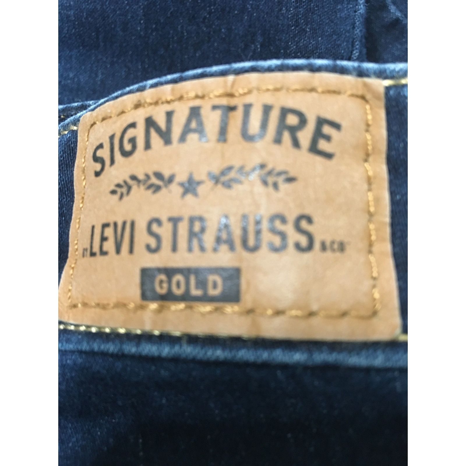 Levi's 10S 30x30 Signature Levi Strauss Gold Mid Rise Skinny Jeans Size 30" / US 8 / IT 44 - 4 Thumbnail