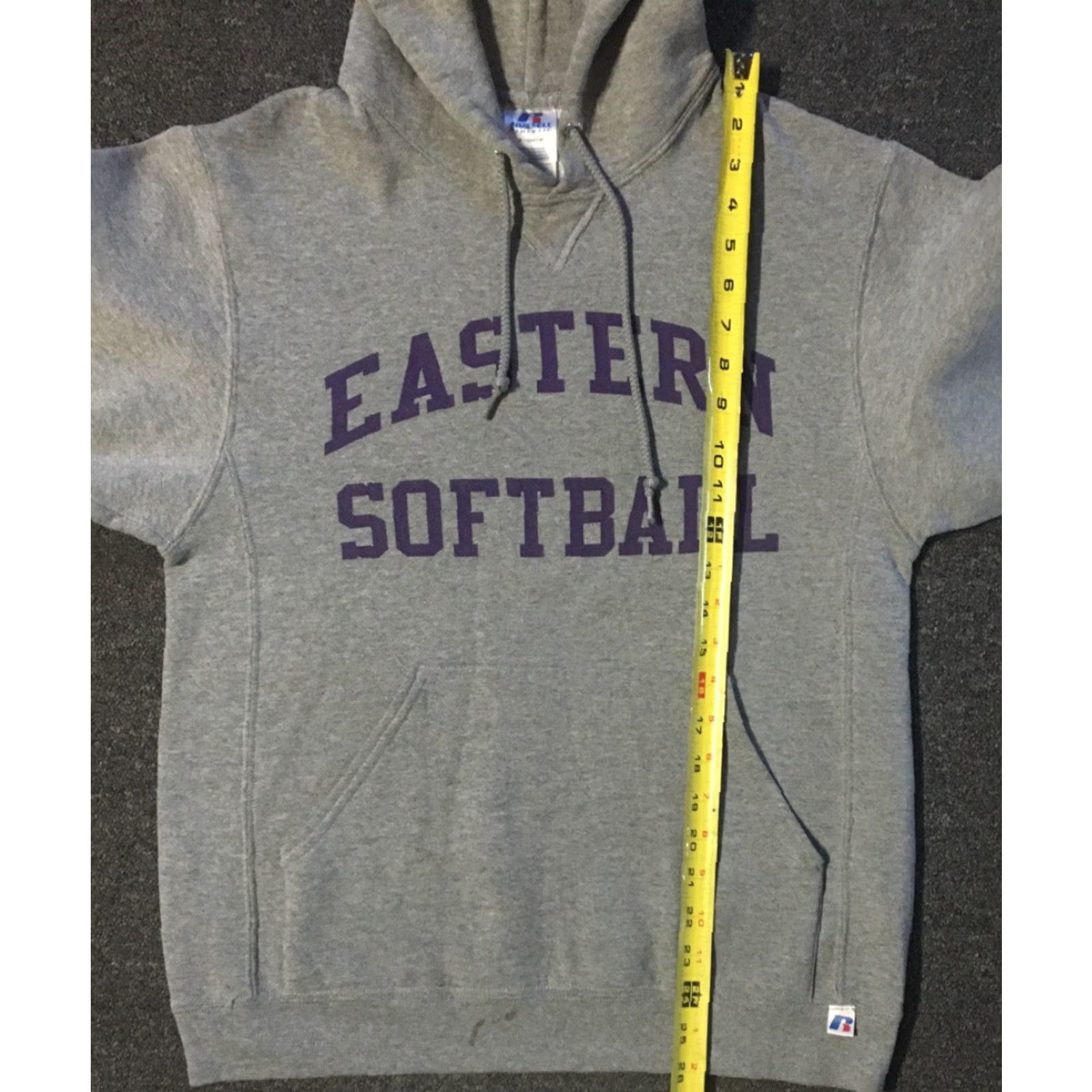 Russell Athletic Vtg Russell Eastern Softball Faded Spellout Hoodie S School Track Grunge PE 90s Size US S / EU 44-46 / 1 - 7 Thumbnail