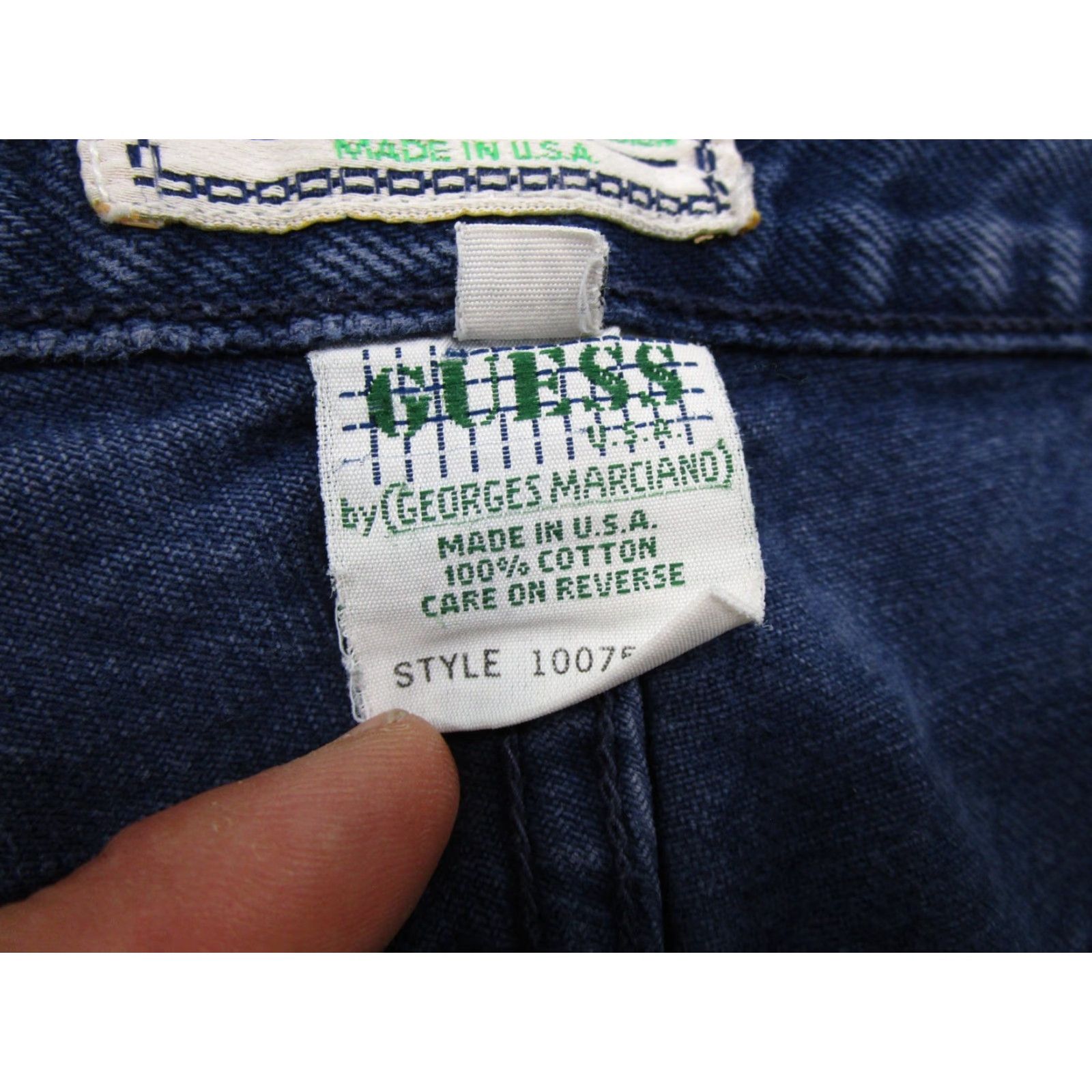 Guess VINTAGE GUESS JEANS by Georges Marciano Men's Denim Jeans 38 38x33 Blue 90s Retro USA Jeans Mens Fashion Comfort 5-Pocket Pattern Solid Size US 38 / EU 54 - 6 Thumbnail