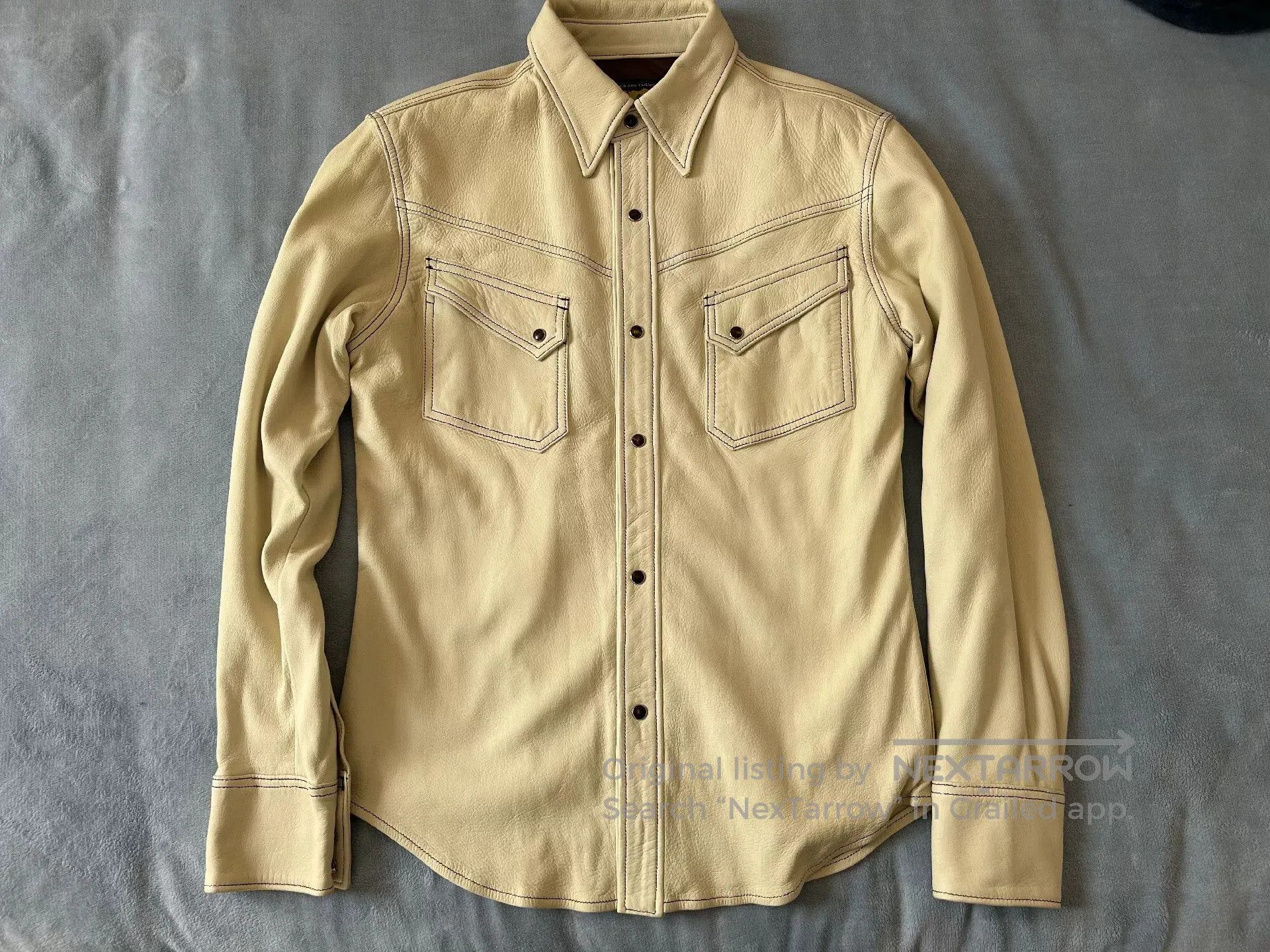 Rainbow Country California Bear Leather Jacket. Size US XXS / EU 40 - 1 Thumbnail