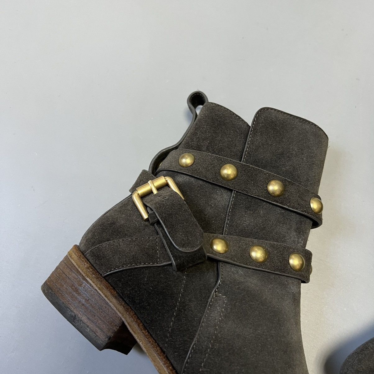 See by Chloe See by Chloe Janis Ankle Wrap Moto Boots Studs Size US 6 / IT 36 - 15 Thumbnail