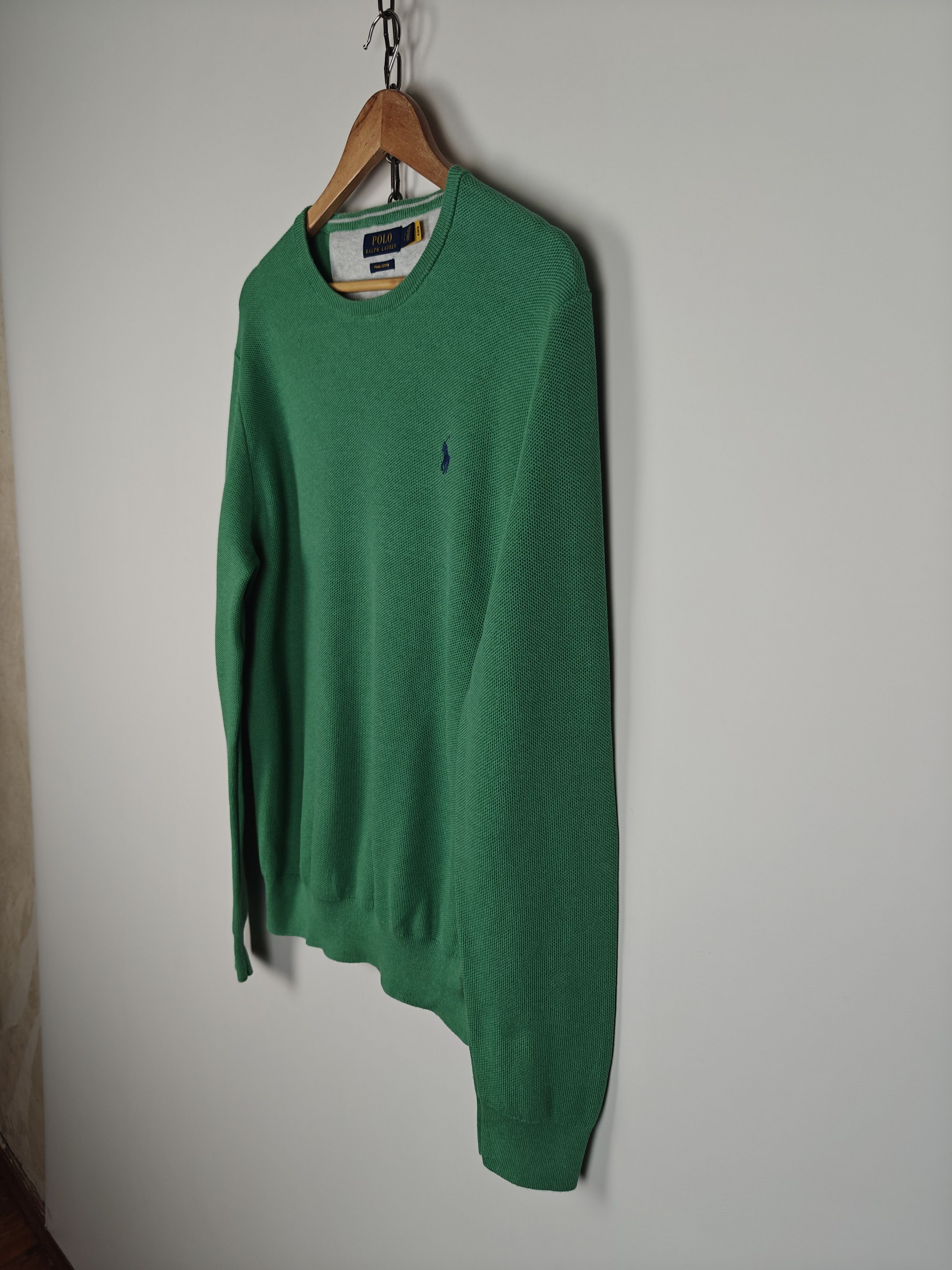 Polo Ralph Lauren Polo Ralph Lauren Sweater Cotton Pullover Green L Size US L / EU 52-54 / 3 - 6 Thumbnail