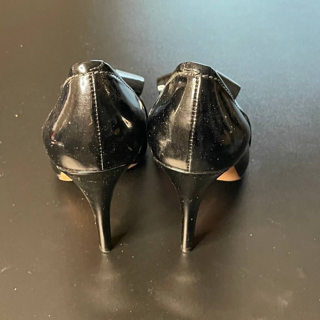 Other Joan & David Black Leather Orlina Heels Size 6 Size US 6 / IT 36 - 5 Thumbnail