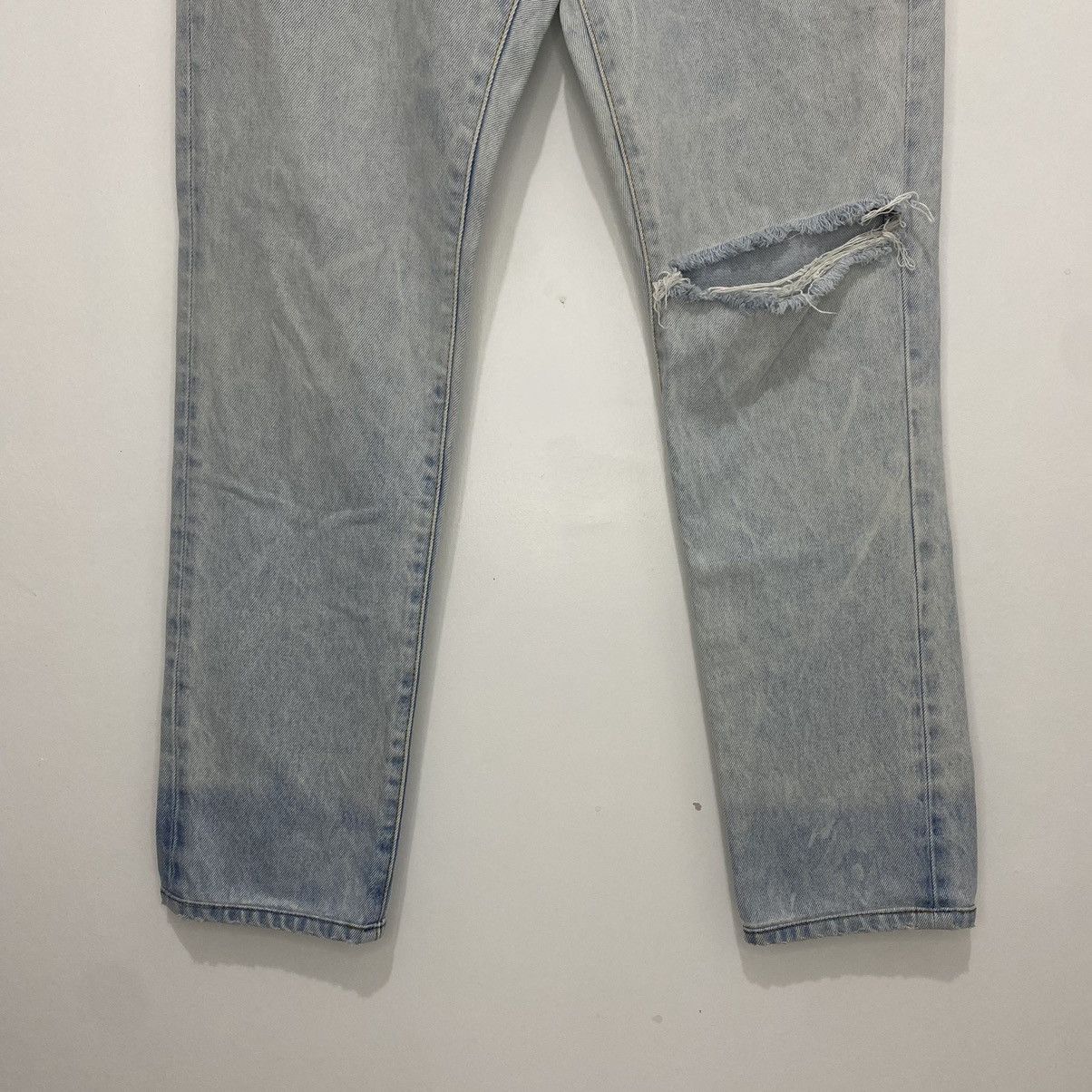 Off-White Off White Corp Distress Skinny Jeans Size 32" / US 10 / IT 46 - 5 Thumbnail