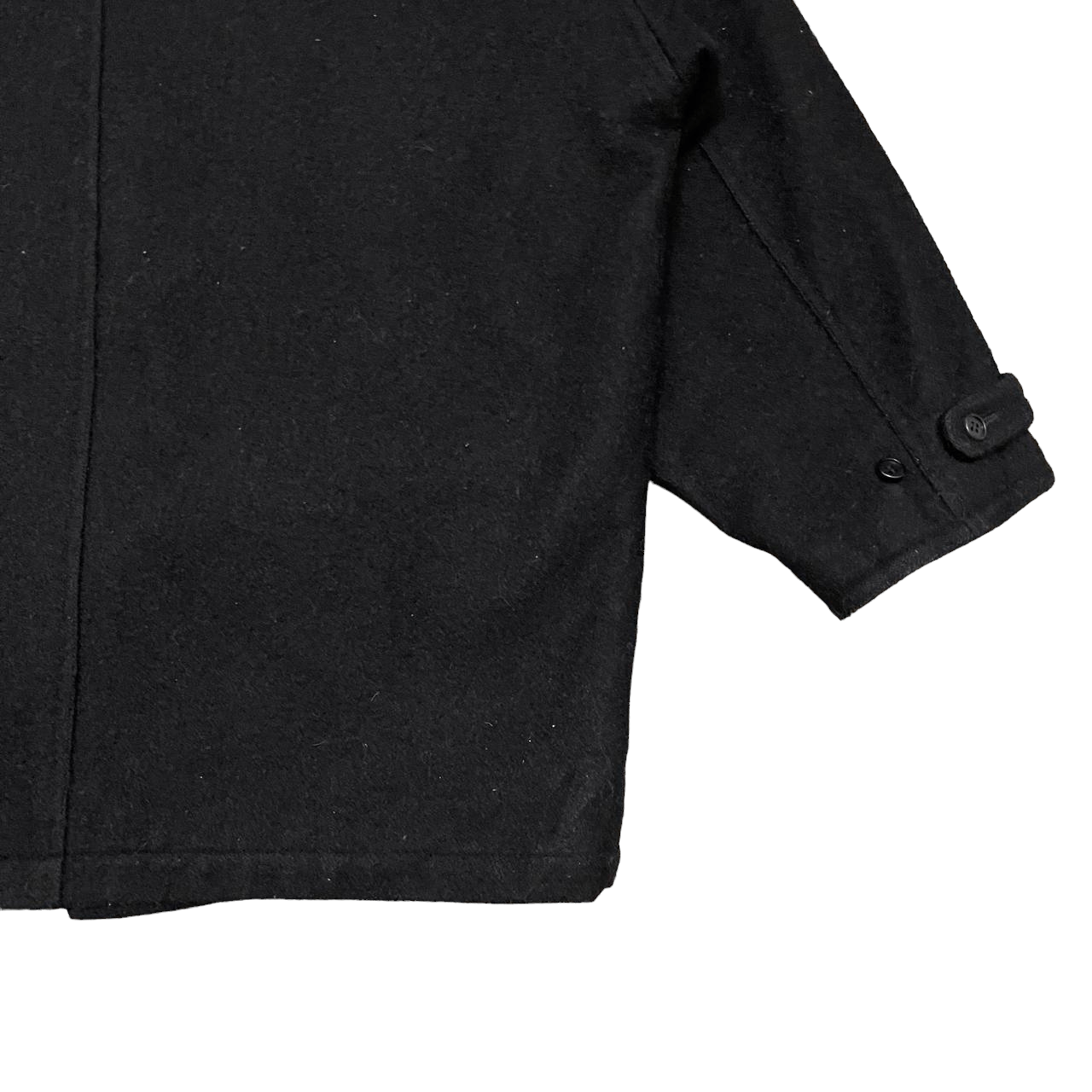 Japanese Brand Vintage The Market Wool Jacket Leather Collar Size US M / EU 48-50 / 2 - 12 Thumbnail