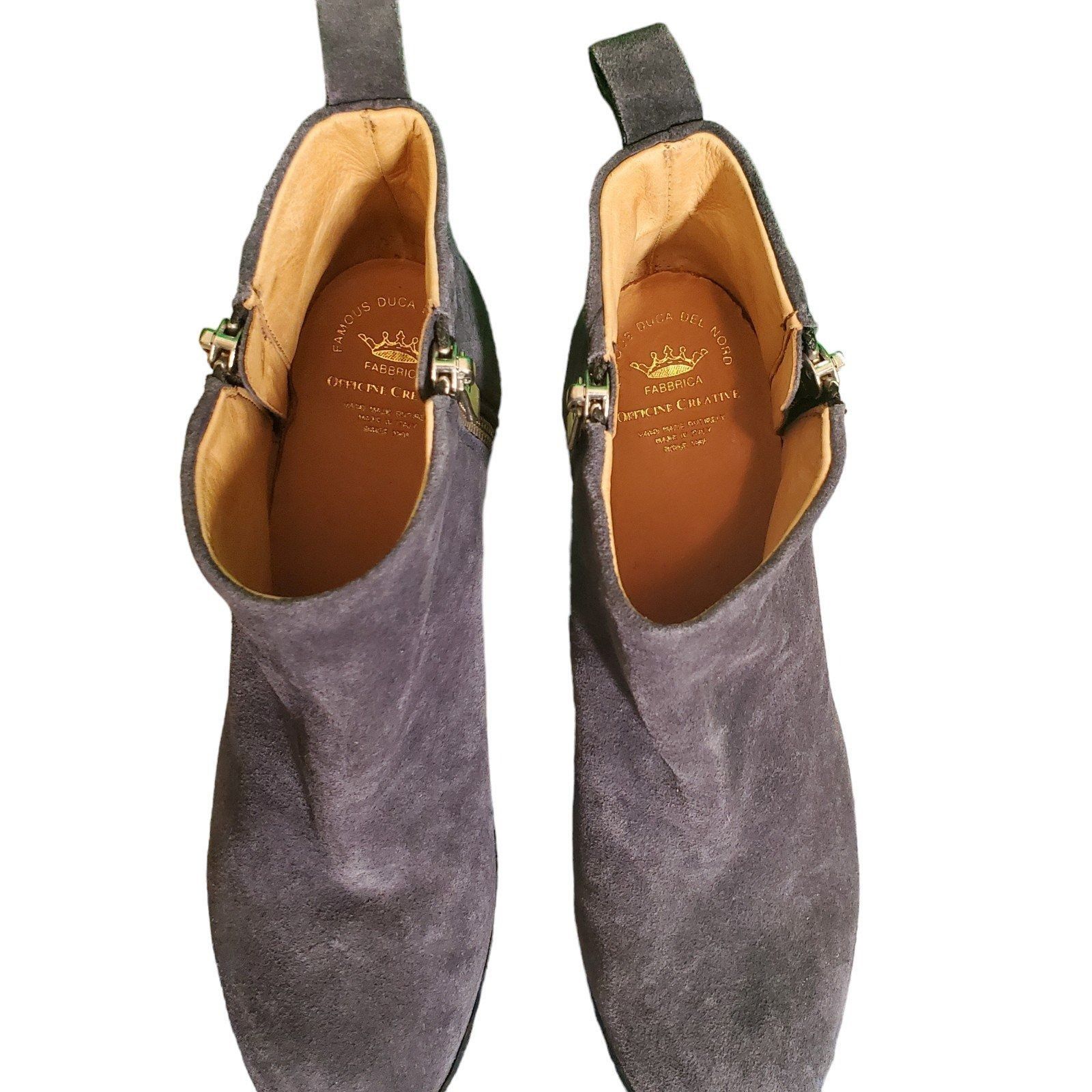 Officine Creative Officine Creative Suede Leather Ankle Boots Handmade Boots N Size US 7.5 / IT 37.5 - 3 Thumbnail