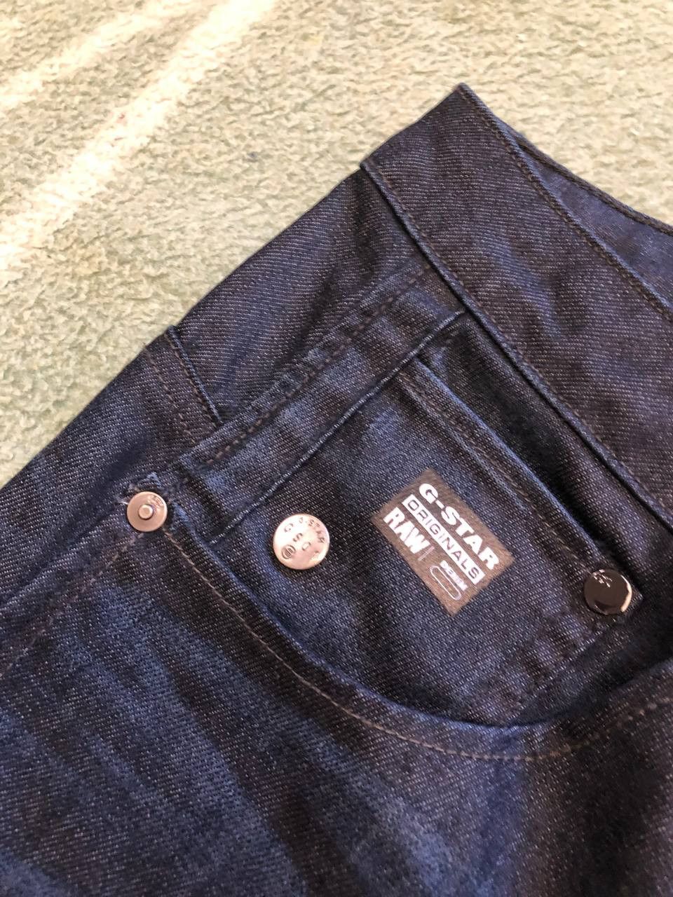 G-Star G-Star Raw Tapered Navy Men Jeans STREETWEAR Size US 27 - 5 Thumbnail
