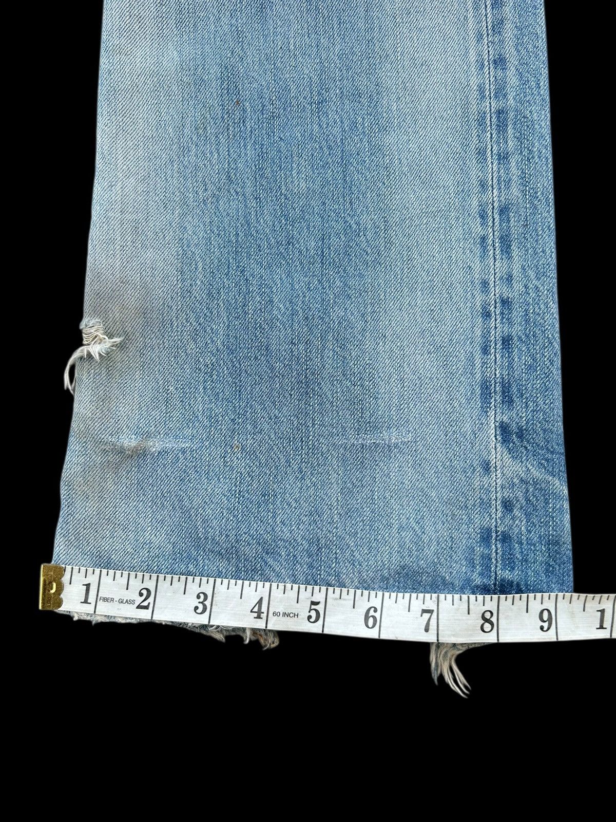 Hysteric Glamour Thrashed Vintage Hysteric Glamour Selvedge Flare Denim Jeans Size US 32 / EU 48 - 25 Thumbnail